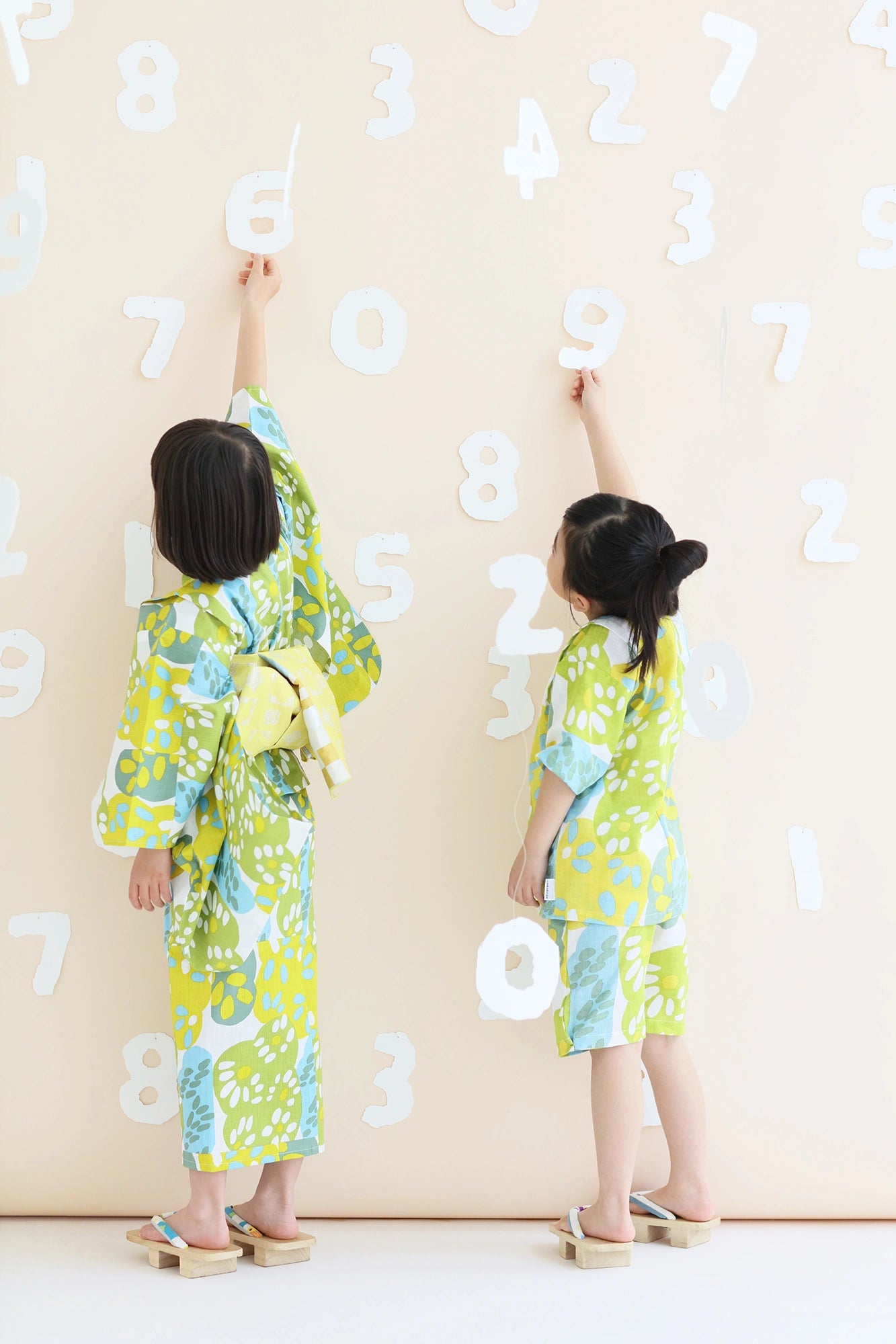 ●SOU・SOU×ชุดยูกาตะสำหรับเด็กผู้หญิงของ Kyoto Marubeni/Hanaari Hinata