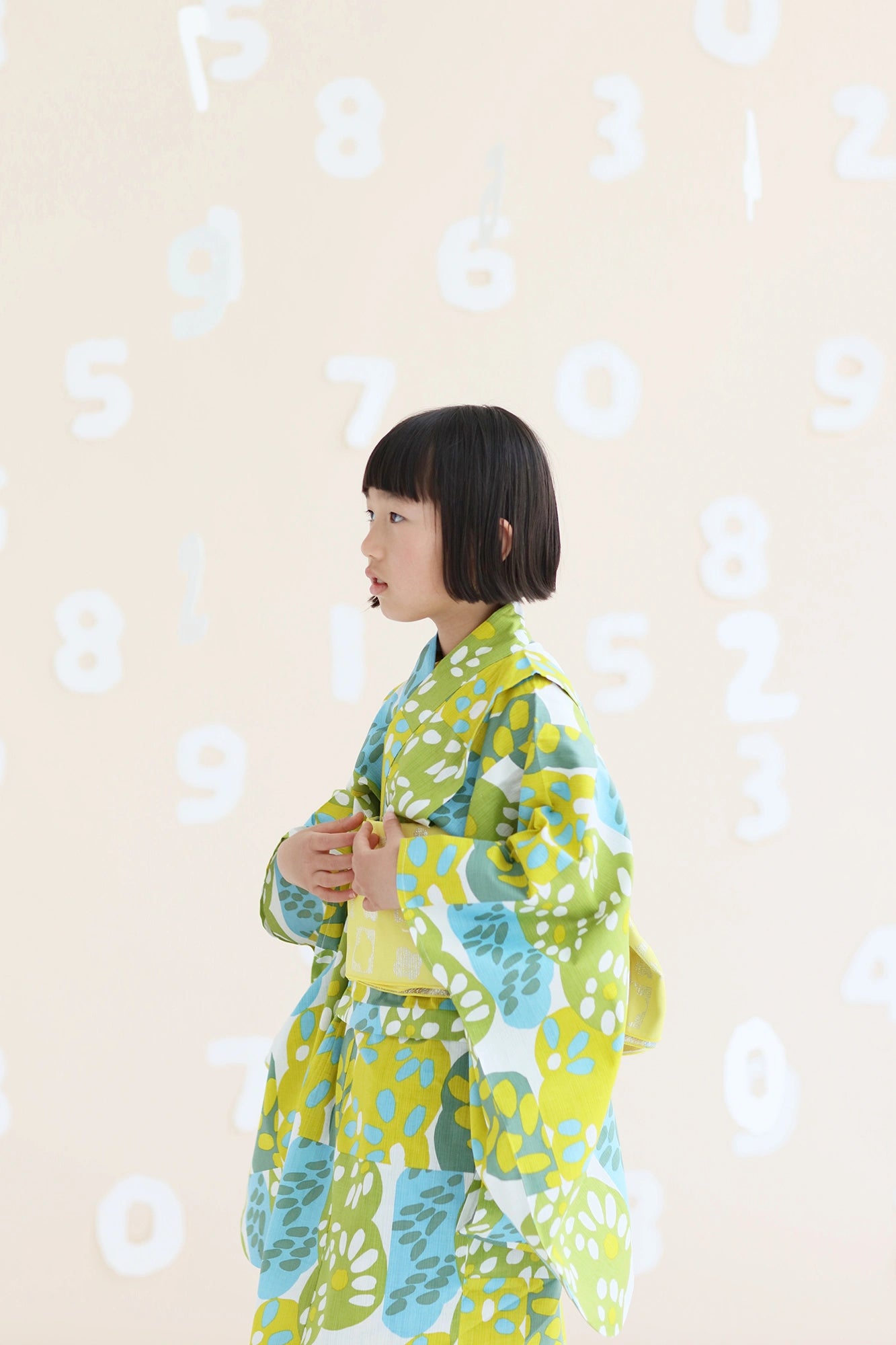 ●SOU・SOU×ชุดยูกาตะสำหรับเด็กผู้หญิงของ Kyoto Marubeni/Hanaari Hinata