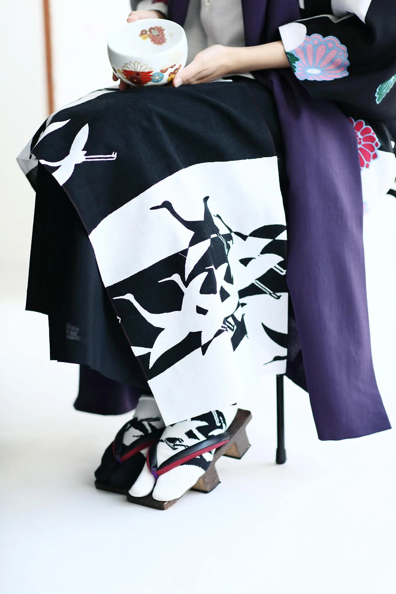 Ise Momen Textil Tenugui/Tsuru (Tsuru)
