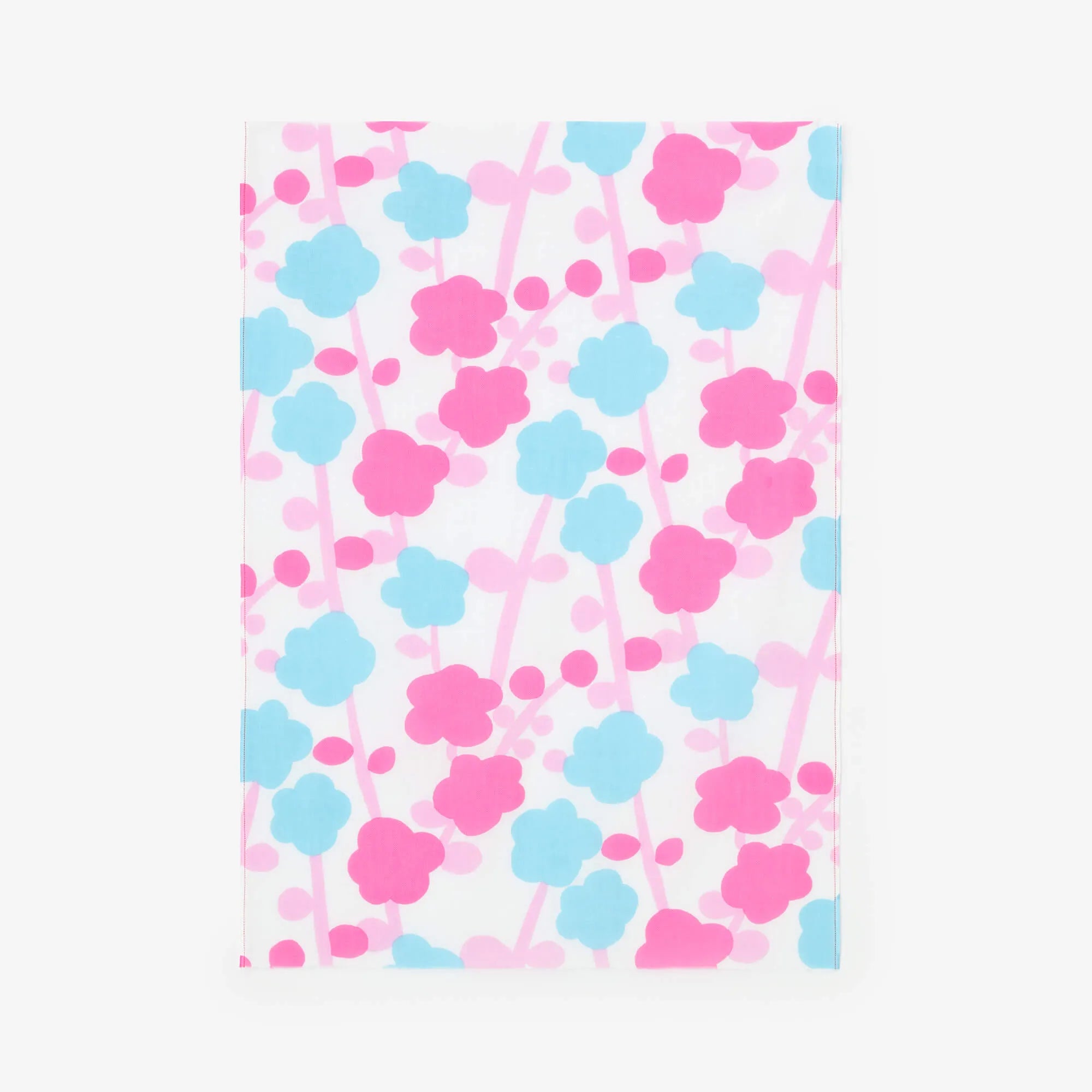 伊勢木綿 textile手ぬぐい（ひめ丈）／寒紅梅（かんこうばい） そらもも