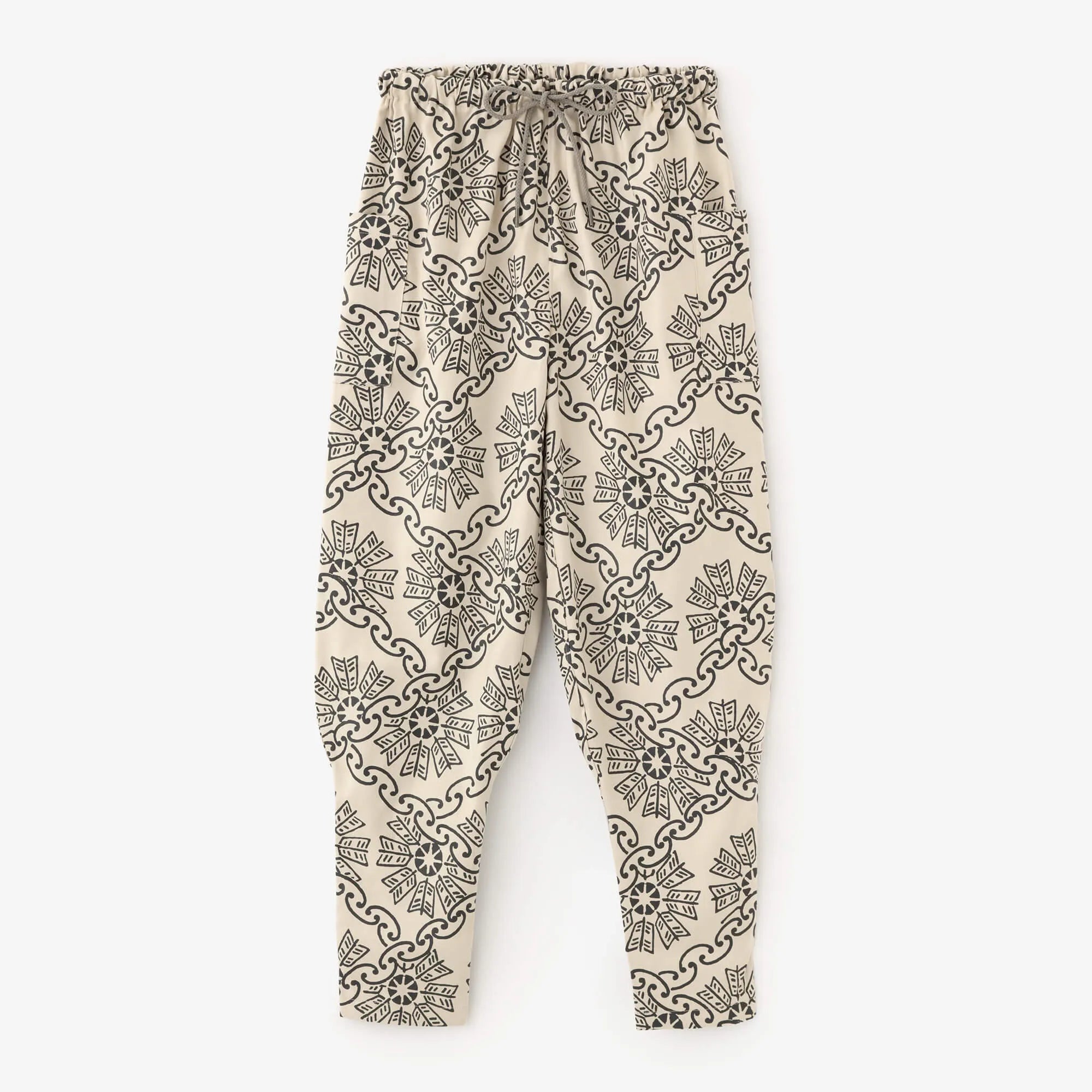 [Nur im Internet verfügbar] Faux-Nubuk, En-Yuu-Wear/Linked-Pfeil-Muster (Linked-Pfeil-Rad-Muster) Kopie (Utsushi), Elfenbeinfarbe (Elefantenfarbe)▲