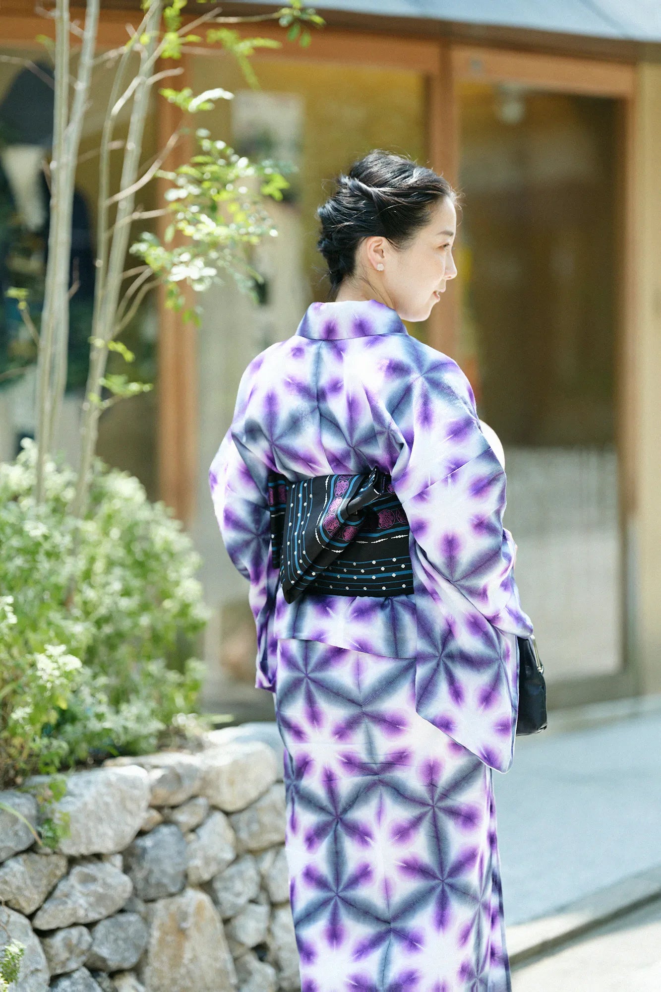 【※お仕立て別】伊勢木綿 綿麻 30/30 浴衣反物／たばた雪花（せっか） 氷室（ひむろ）