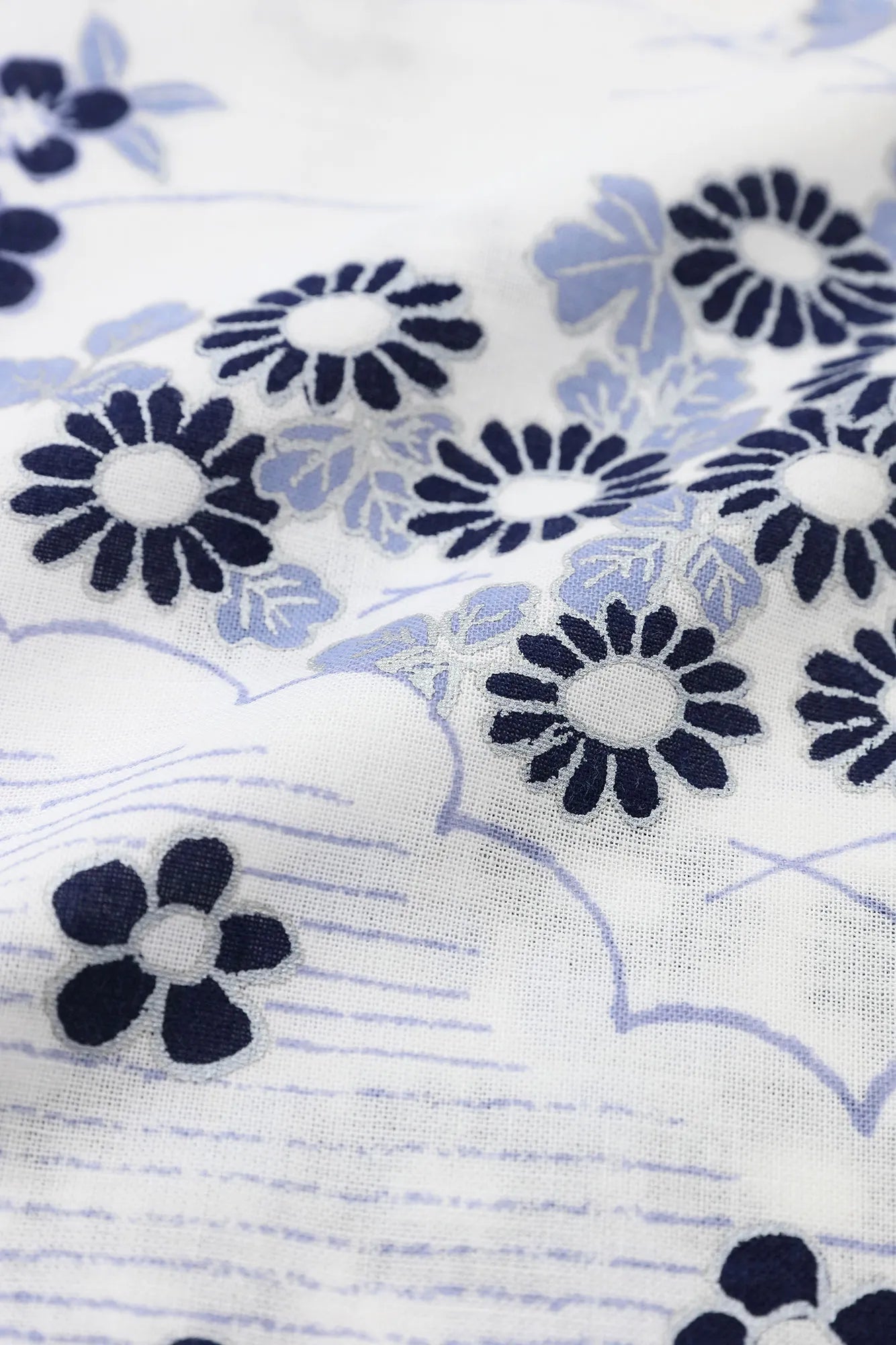 Isemomen Cotton Bun Square Top / Cool Scenic Blue