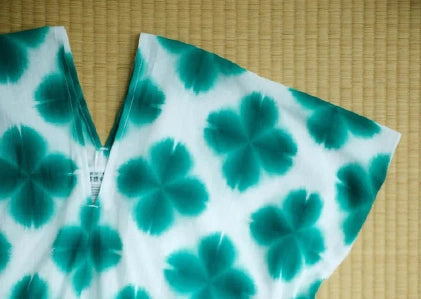 有松鳴海絞 文 四角衣 二つ身