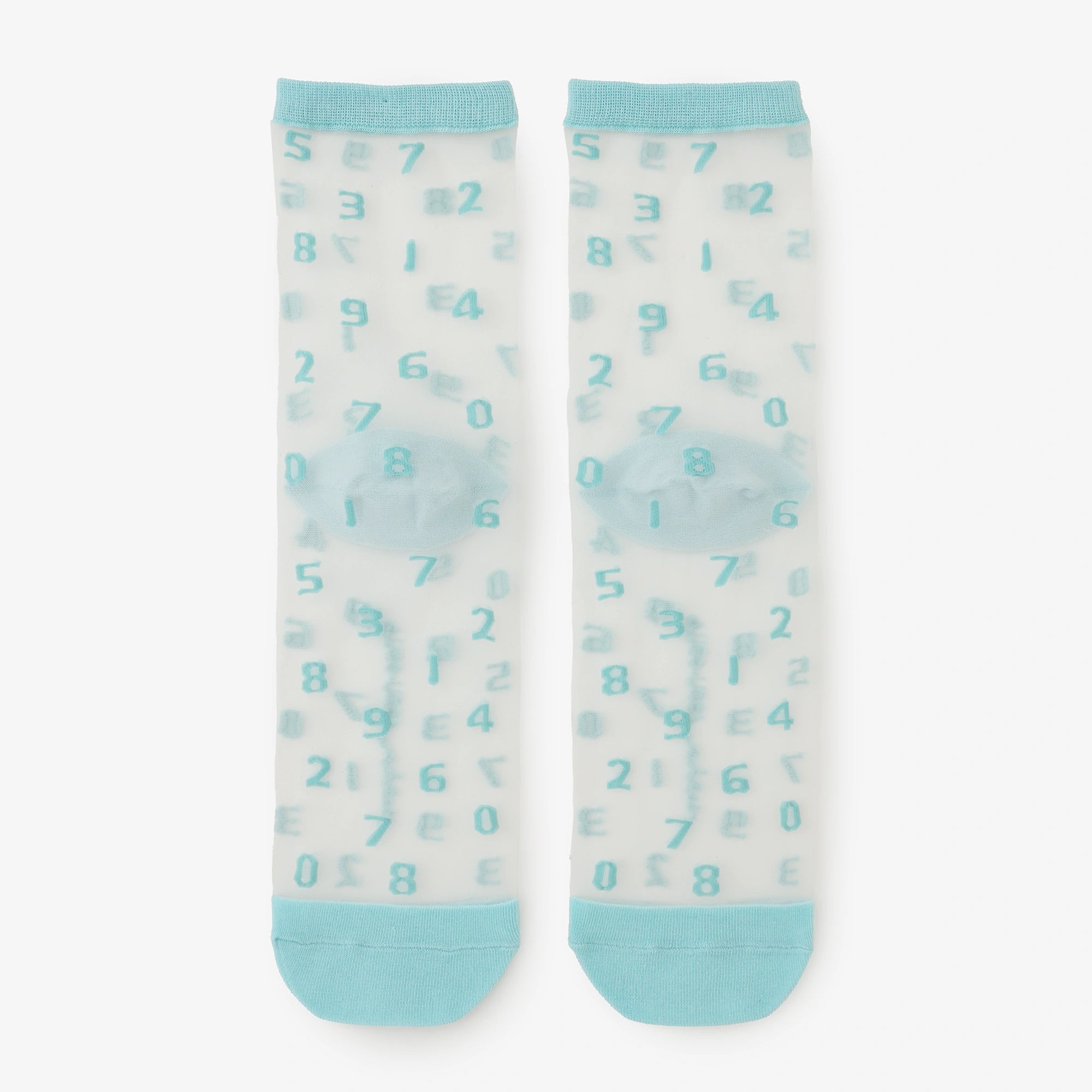 Textile Sheer Socks／SO-SU-U Skyn;ie