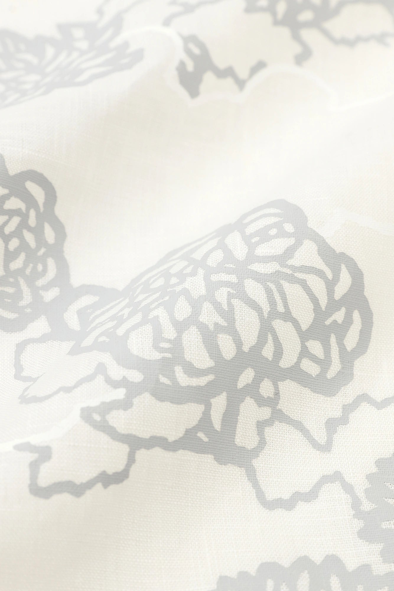 麻 きさらぎ／雲取り（くもどり）に菊と余白（よはく） つくも