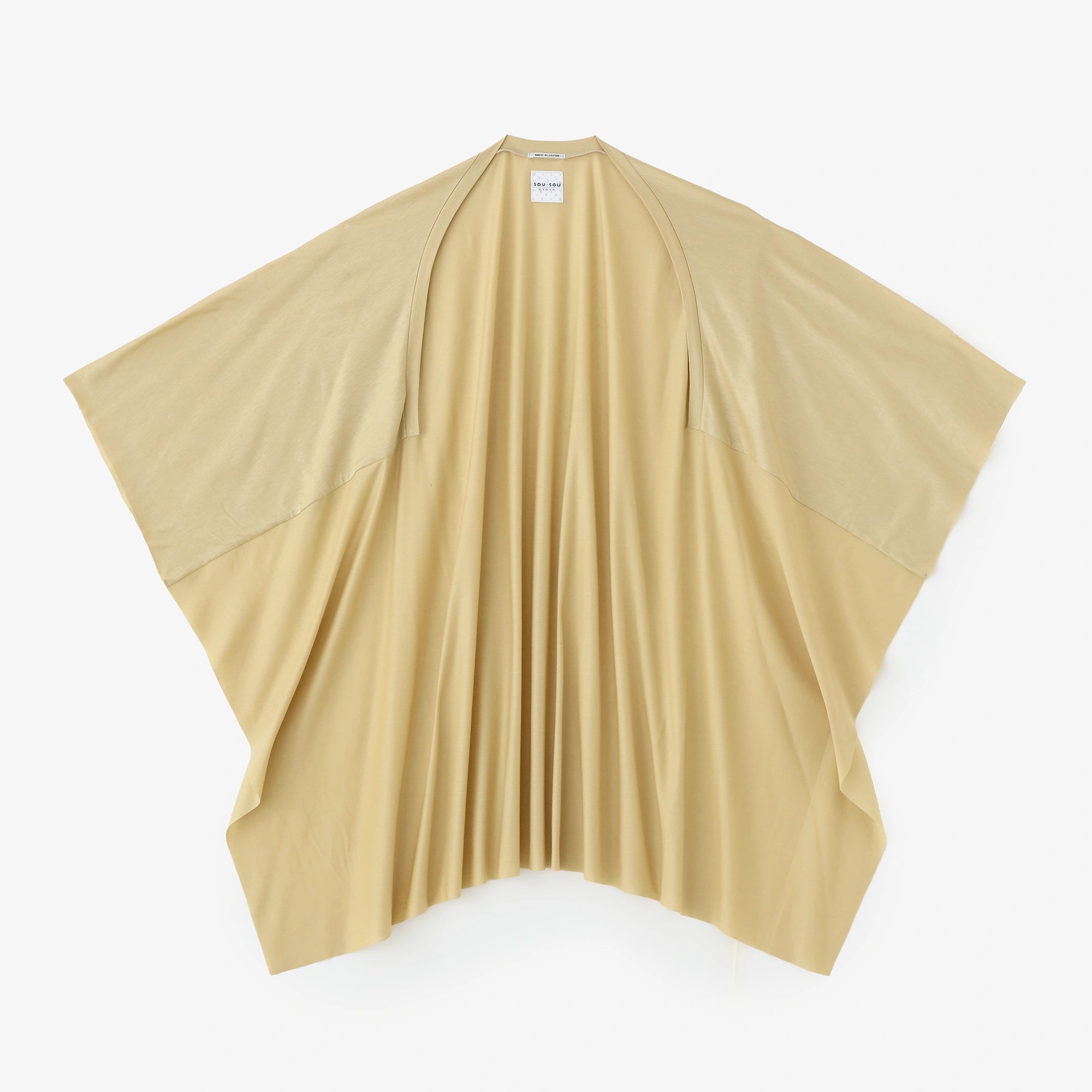 GIZA×Lyocell-Jersey Farbe Musasabi/Stroh