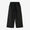 Cotton Linen Twill Weave Square Pockets Monpe Pants／Black