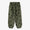 Cotton Linen Monpe Workers Pants／Polka Dots Mara Moss Green