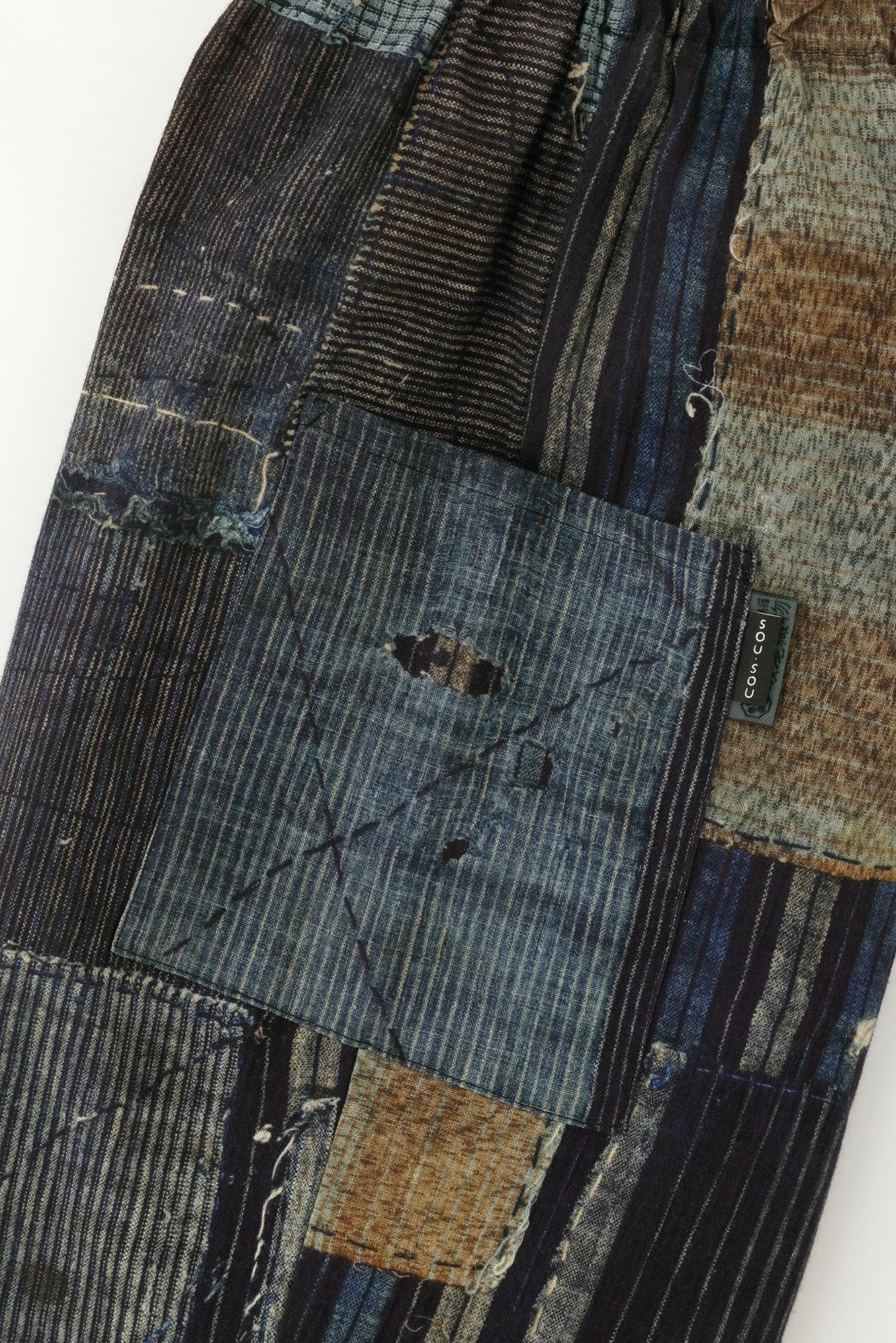 Chizimi Cotton 20/20 Skinny Pants/BORO II IJ 