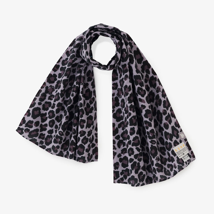 Isemomen Cotton Scarf Short／depo leopard Midnight