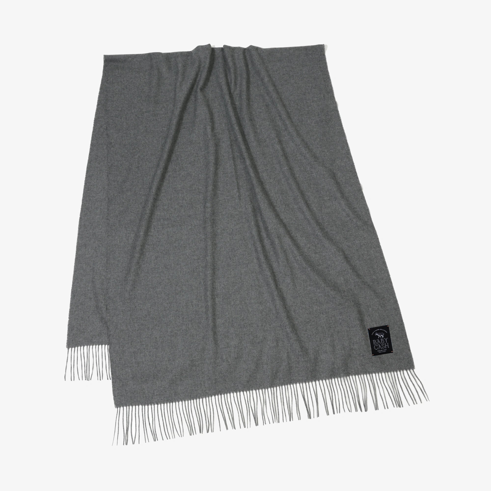 Baby Cash (R) Gauze Stole / Dark Grey