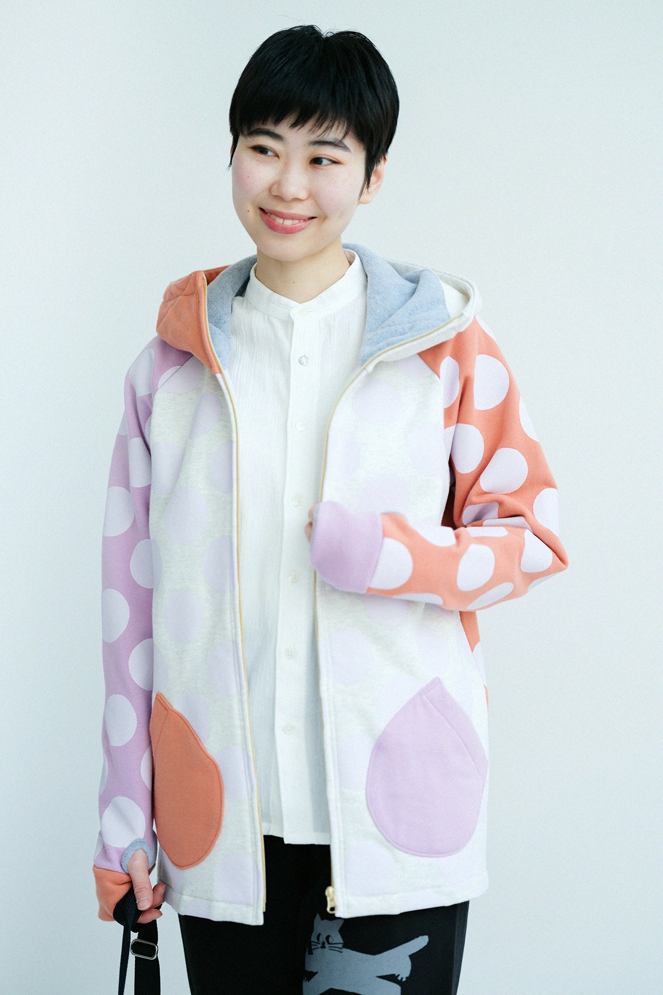 Gebürstetes Futter BIKE Hoodie/KPD Begonia Pink