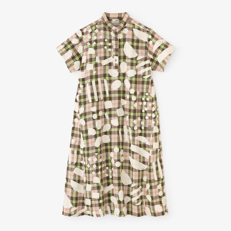 Linen CHeck H.N.BIKEOne-piece Dress／Spring Buds Sunny