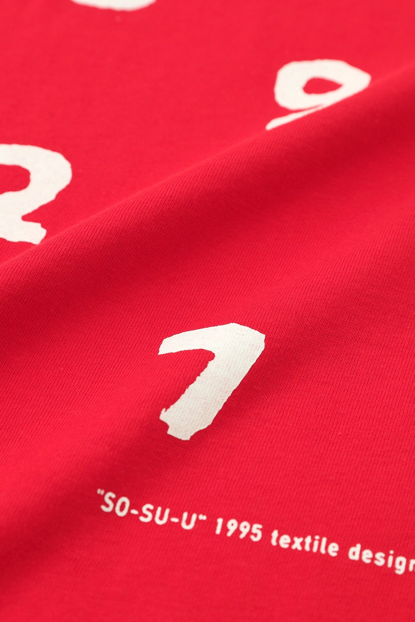SO-SU-U Kurzarm-T-Shirt [5.0]/Rot