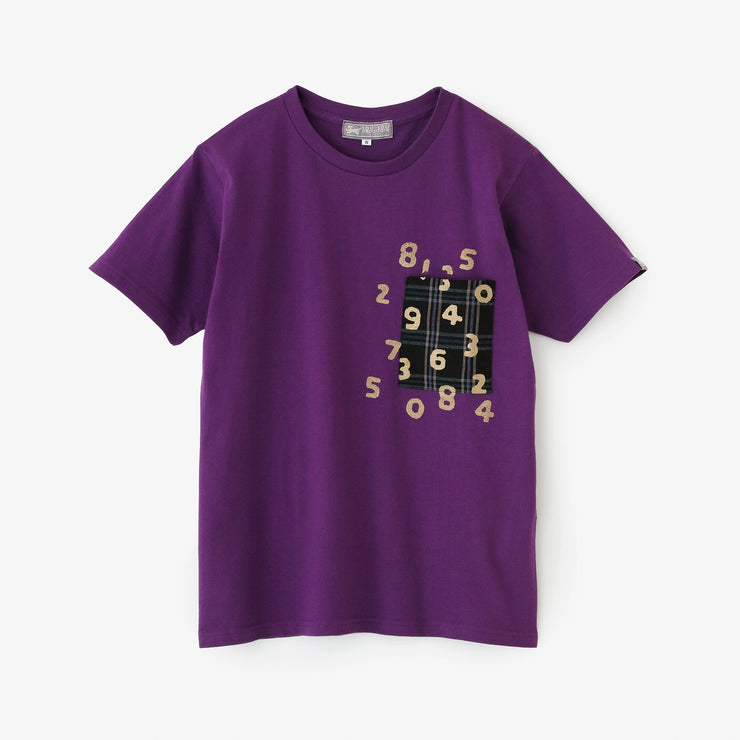 Short Sleeve Pocket T-shirt[5.0]／Purple×SO-SU-U Kon