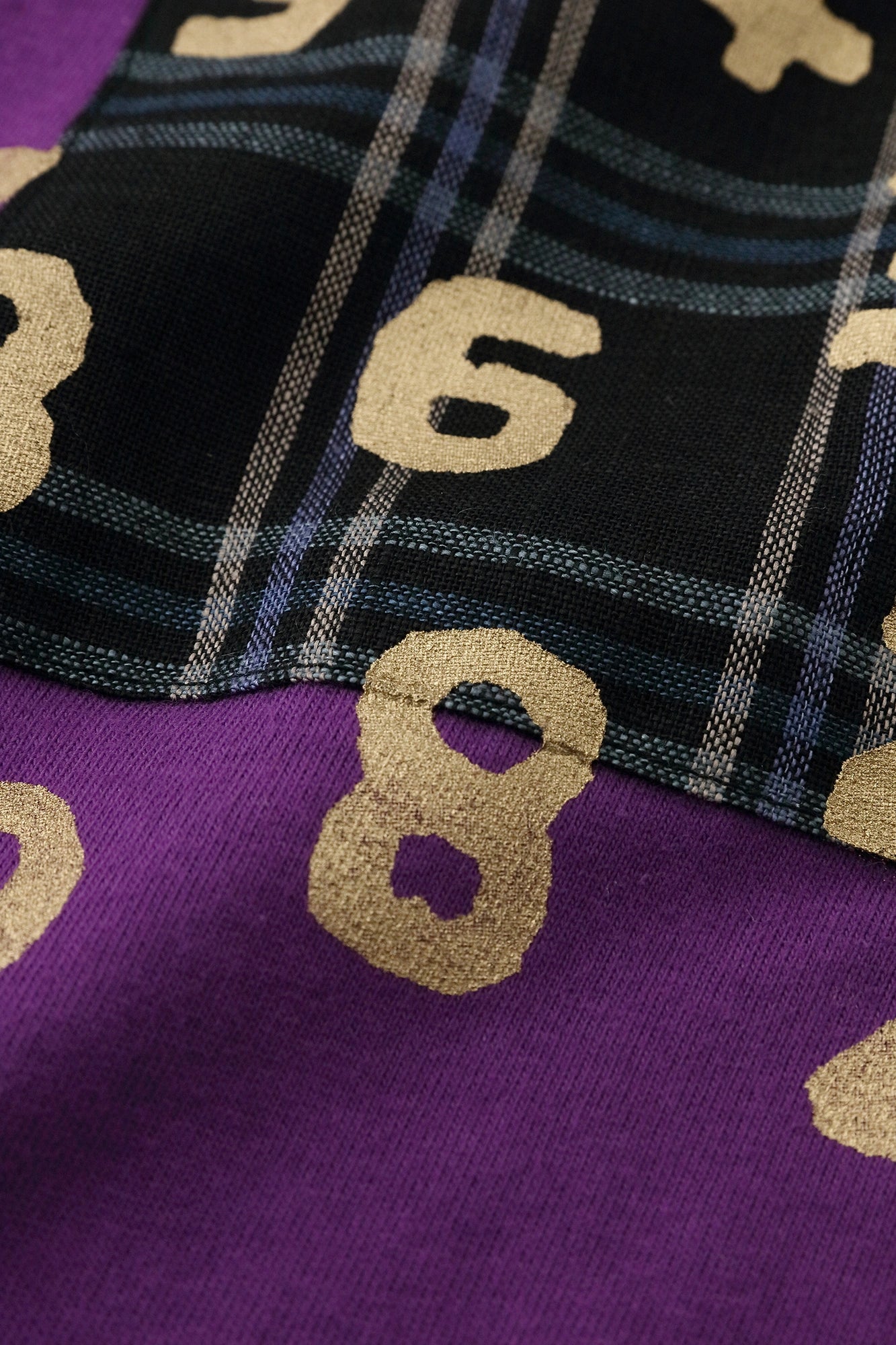 Halbärmeliges Pocket-T-Shirt [5,0] / Purple × SO-SU-U Kon 