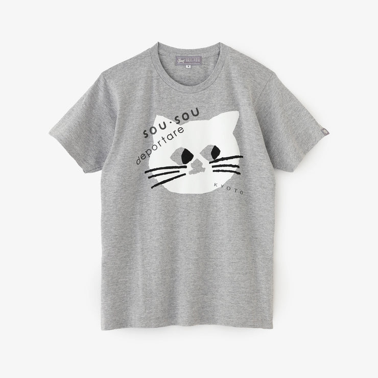 depo Nyan Short Sleeve T-shirt[5.0]／Heather Grey
