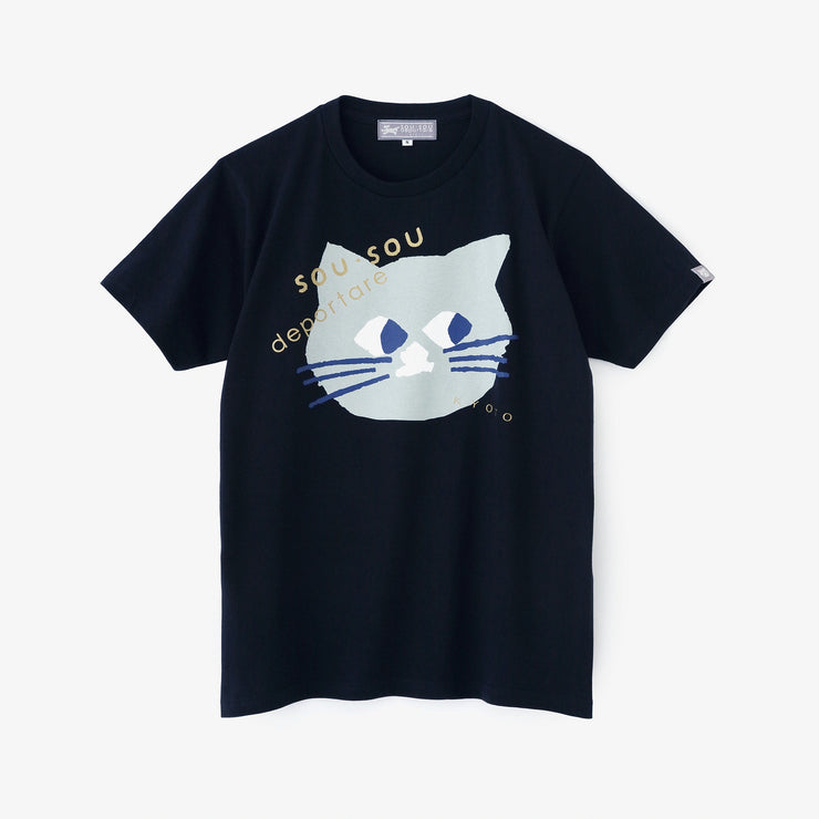 depo Nyan Short Sleeve T-shirt[5.0]／Navy