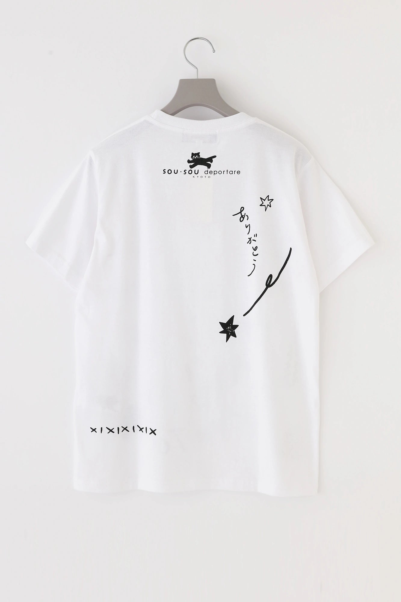 depo chaotische Zeichnung (ranbyōga) Halbarm-T-Shirt[5.0]/Weiß 