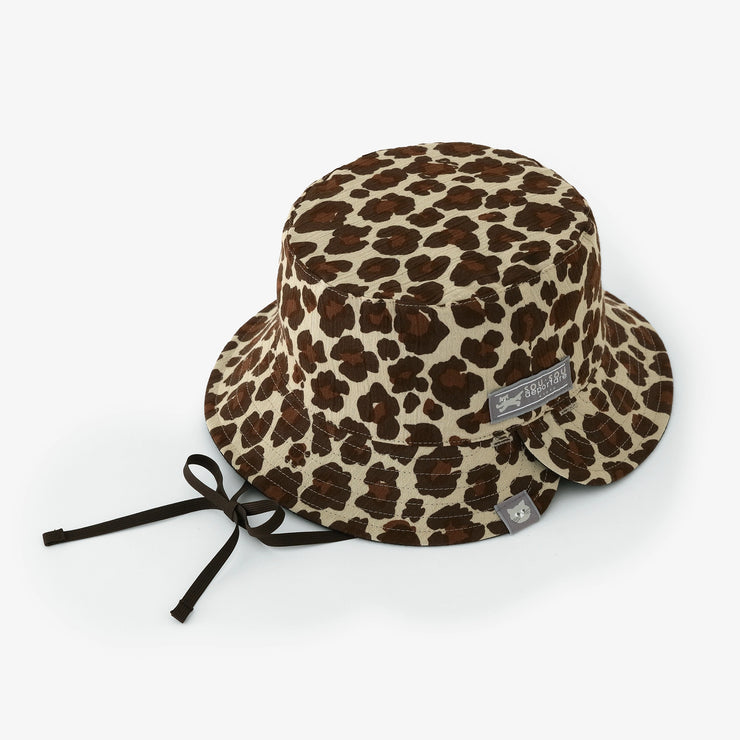 Chizimi Cotton 20/20 Reversible BIKE HAT／depo leopard Daylight