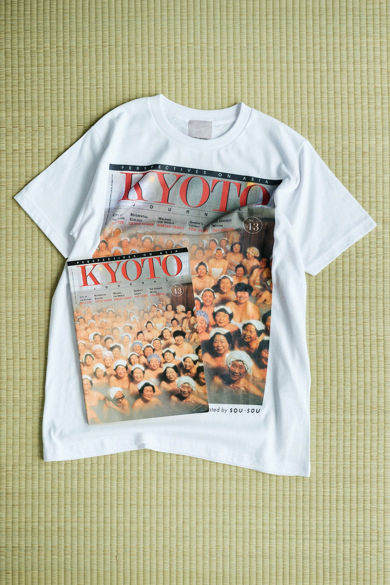 KYOTO JOURNAL เสื้อลำลองแขนครึ่ง/Tシャツ／Vol.43 
