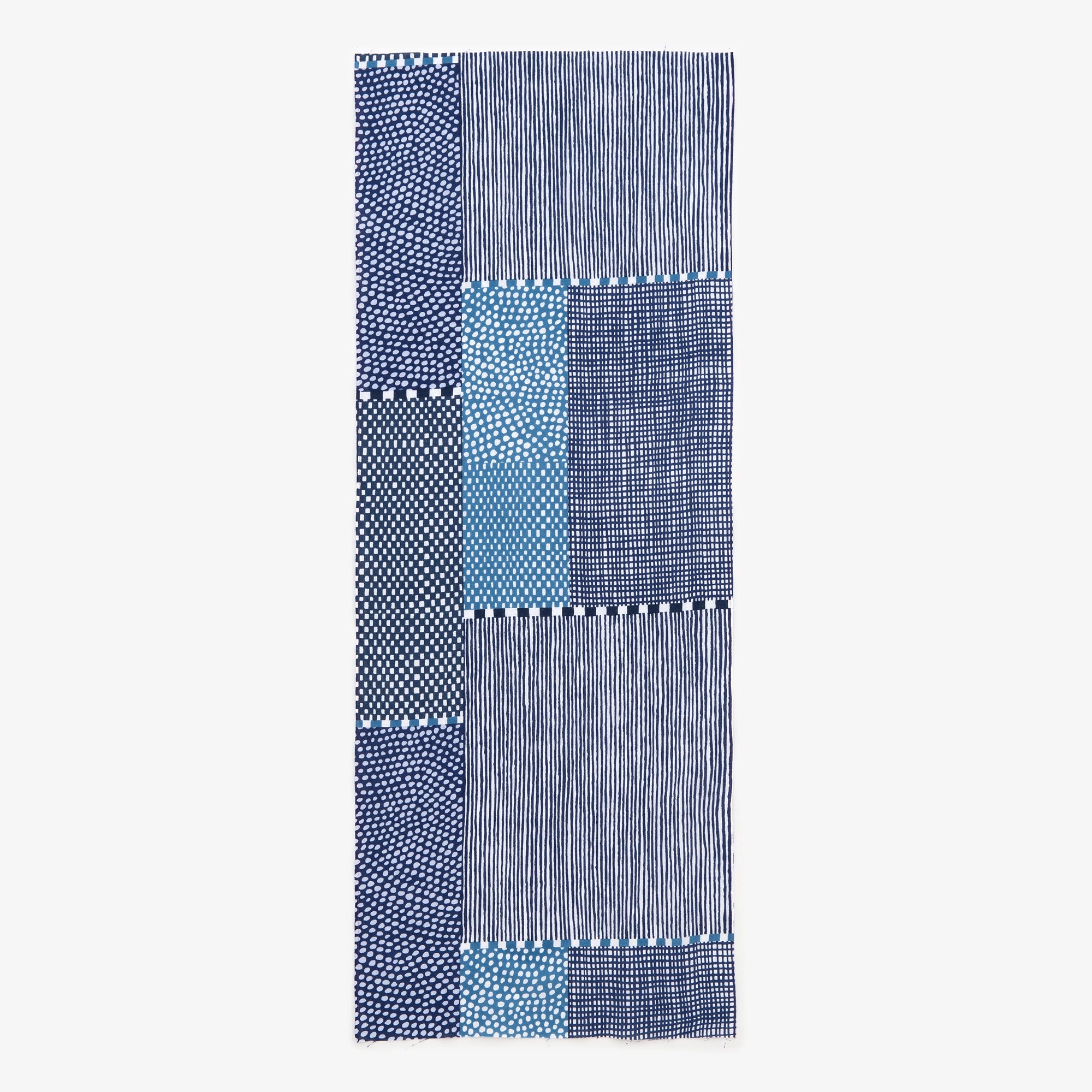 Isemomen Cotton Textile Handkerchief / Lines and Dots Seiwa