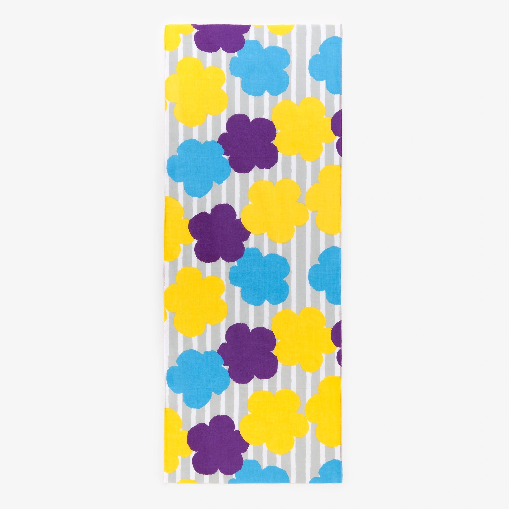 伊勢木綿 textile手ぬぐい／布芝空薔薇（ぬのしばそらばら） 銀鼠（ぎんねず）