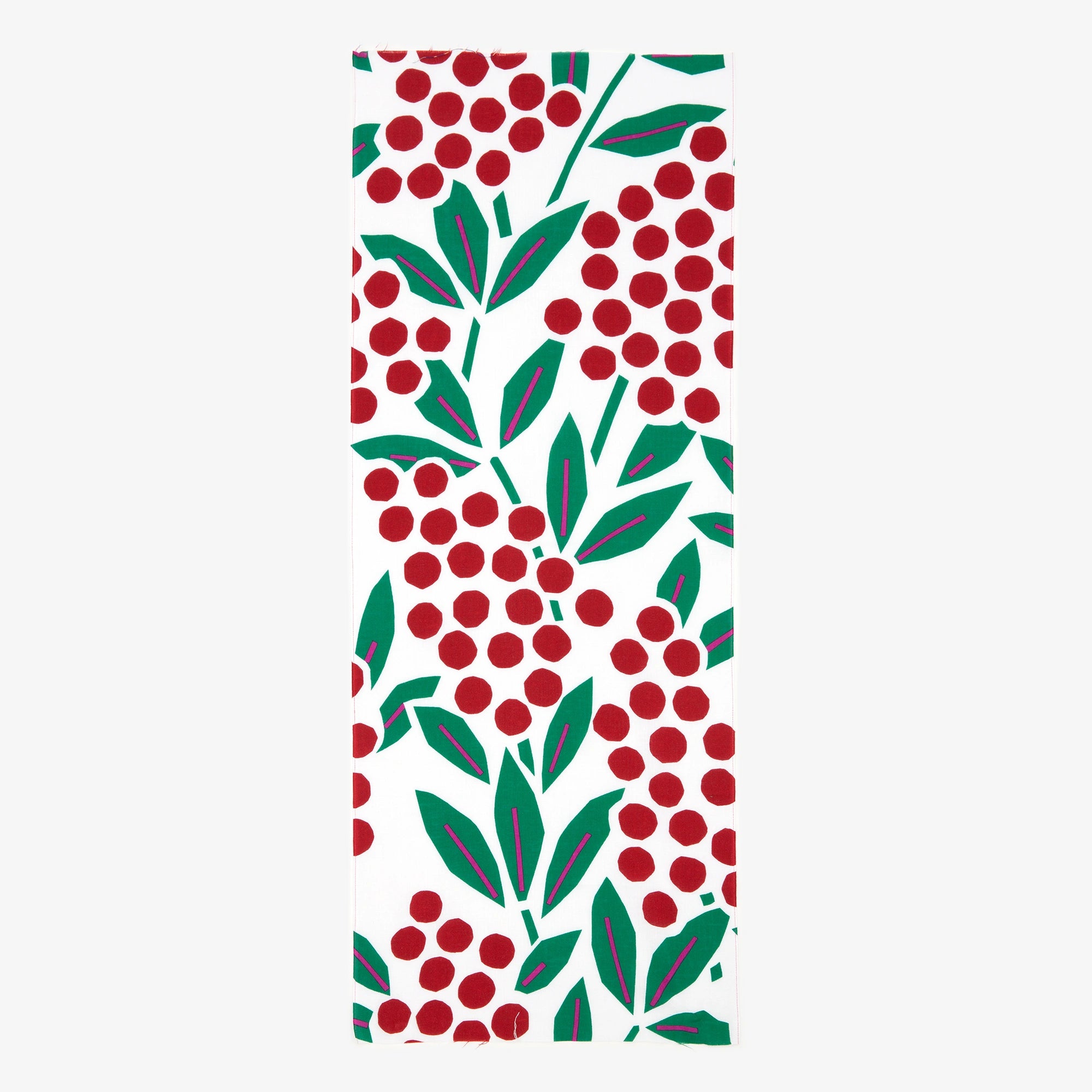 Isemomen Cotton Textile Handkerchief / Nandina Bamboo