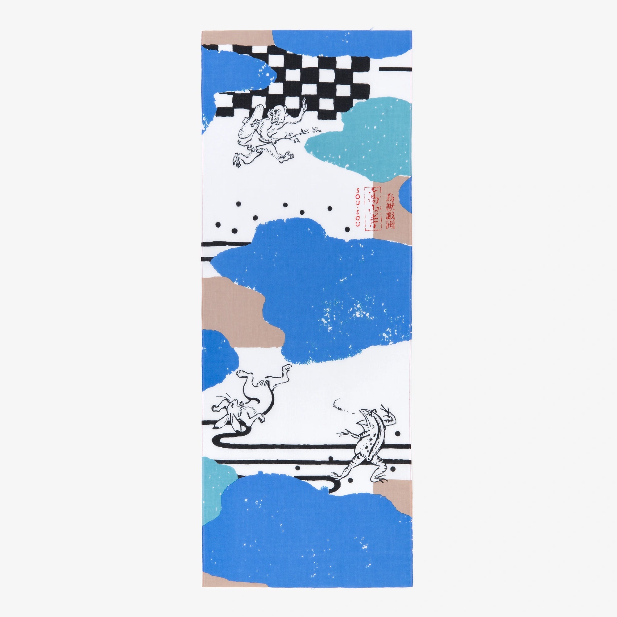 Tengui textile Ise Momen / Kumo et Chojugiga