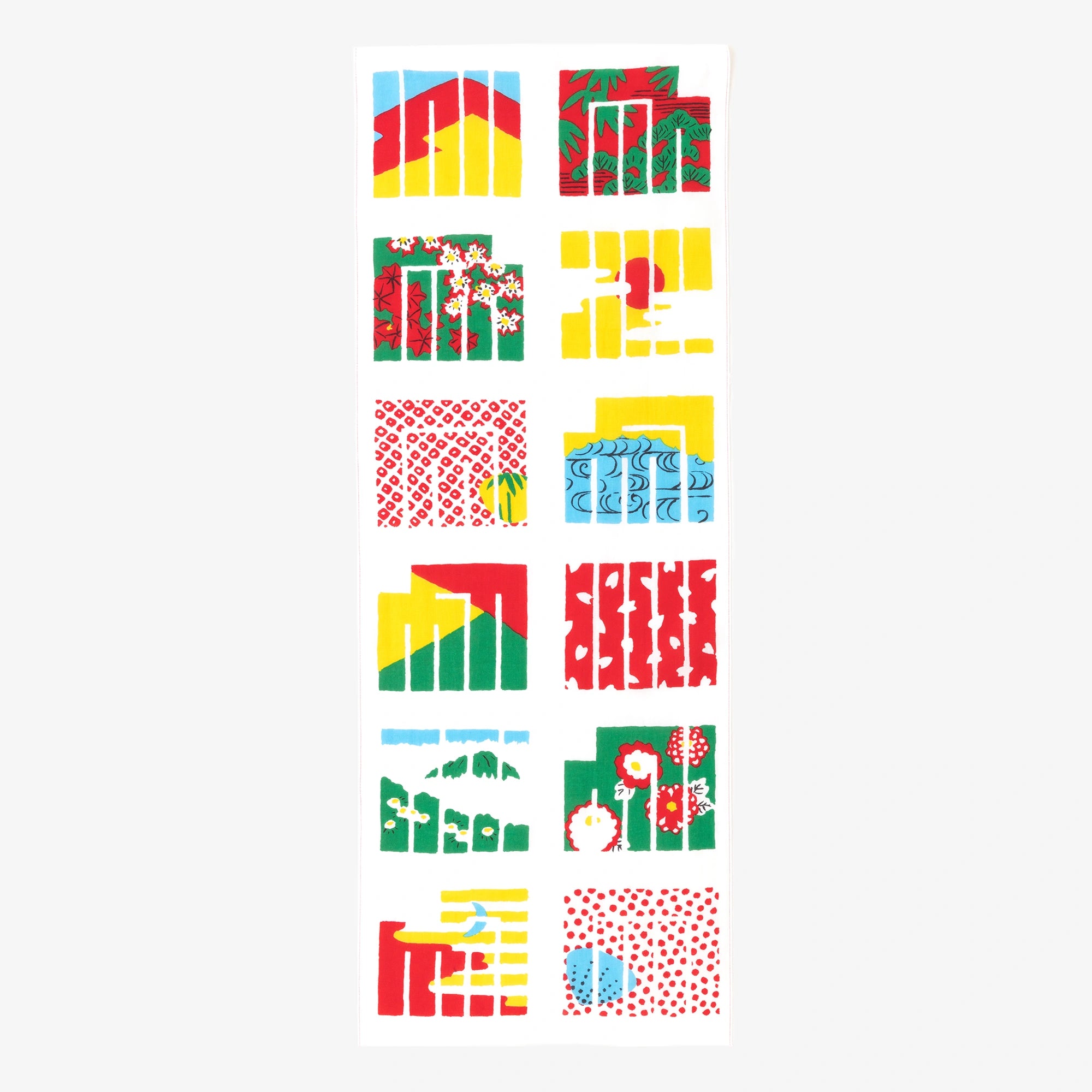 【net限定】伊勢木綿 textile手ぬぐい／薫風（くんぷう）