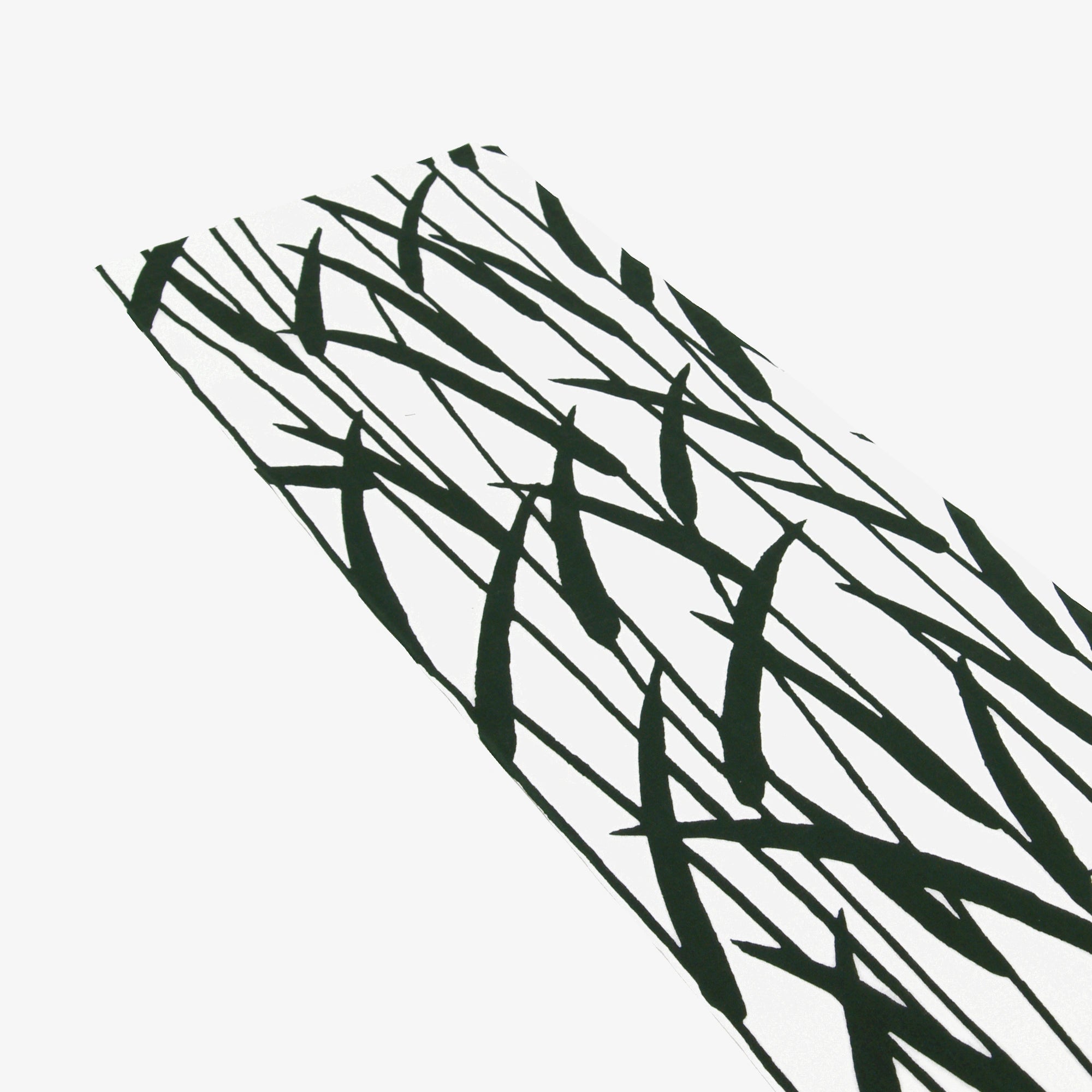 Isemomen Cotton Textile Handkerchief / Waterside Tsukumo White× Deep Blue-green