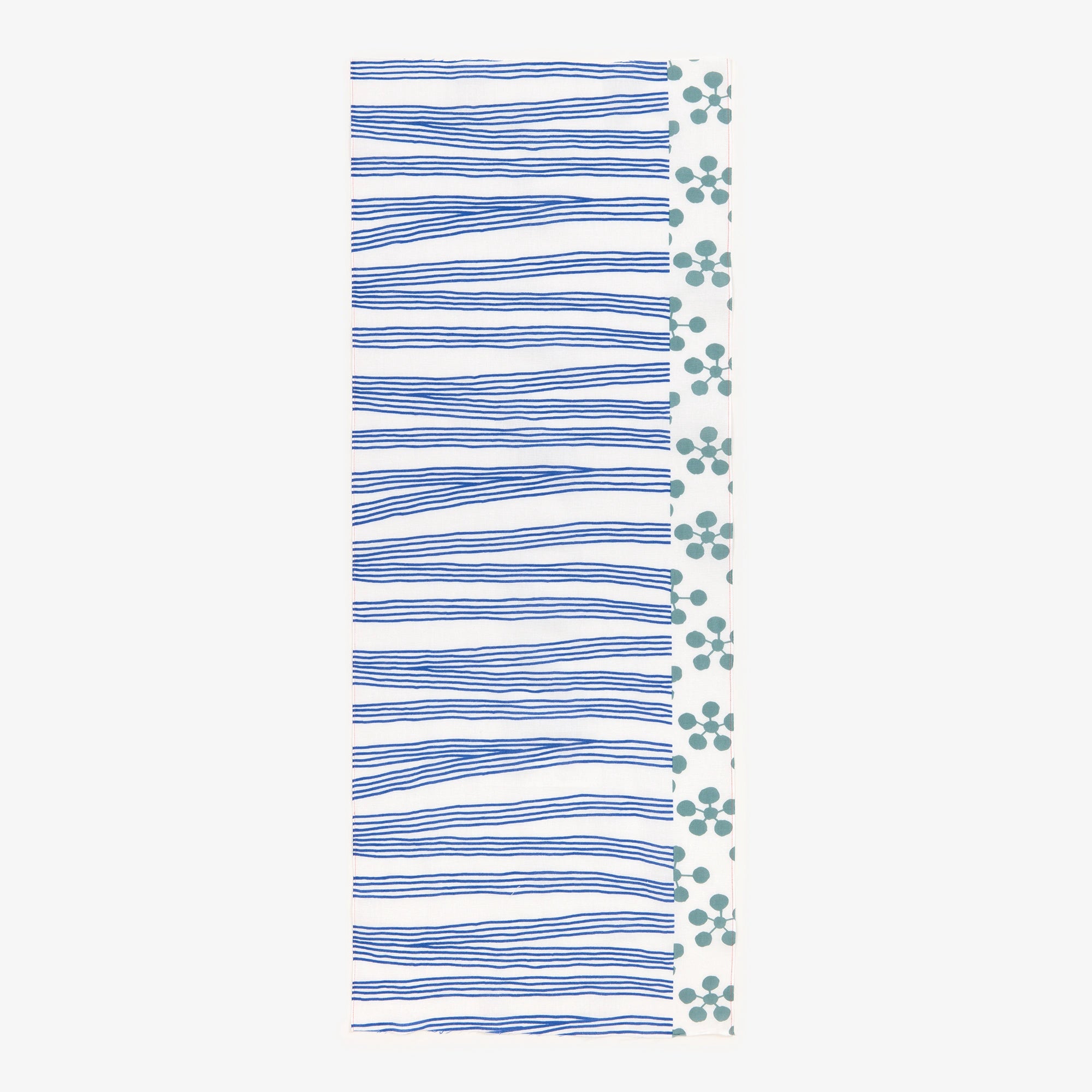 Isemomen Cotton Textile Handkerchief / Clear Stream and Plums