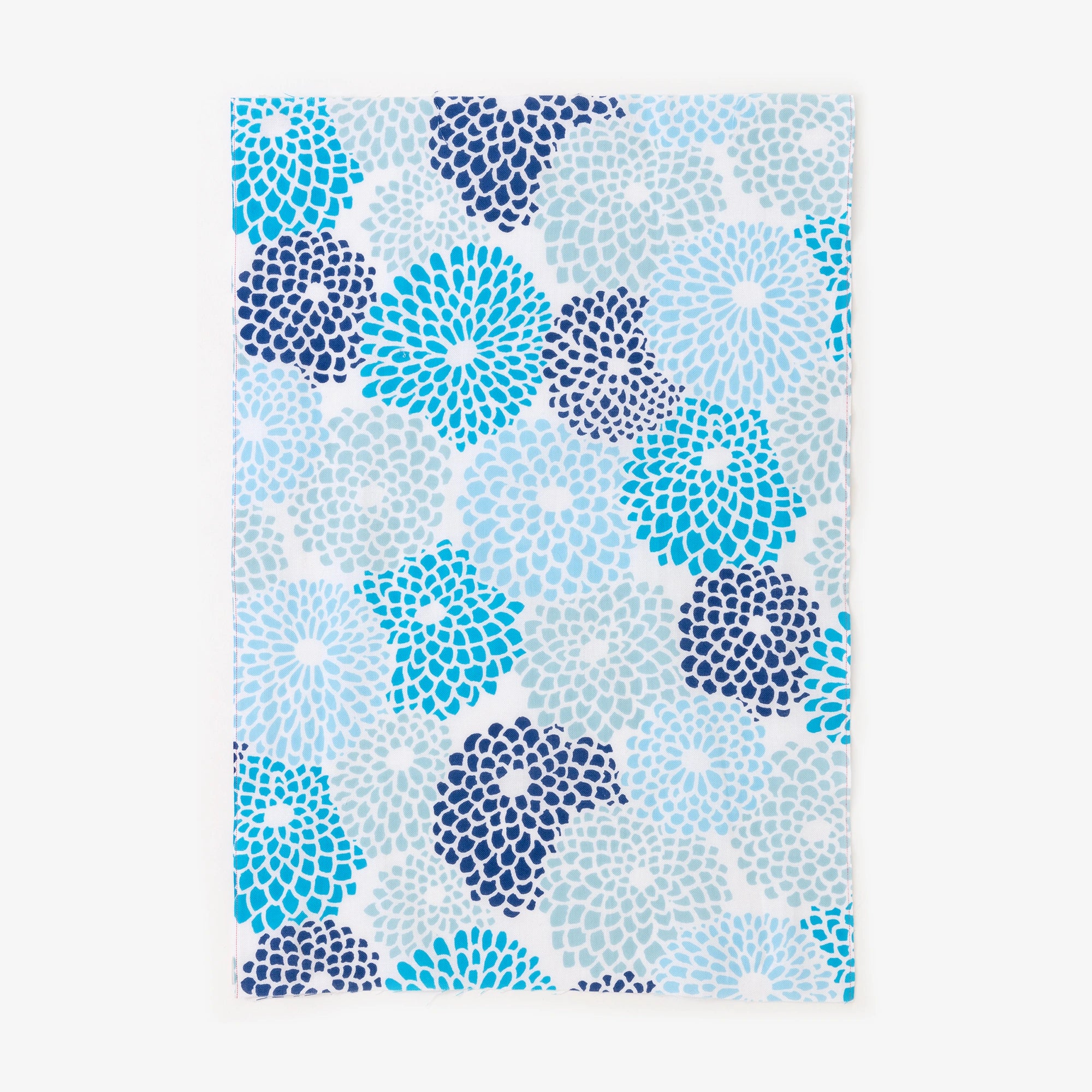 Tengui textile en coton Ise (longueur hime)/Ryo aux chrysanthèmes