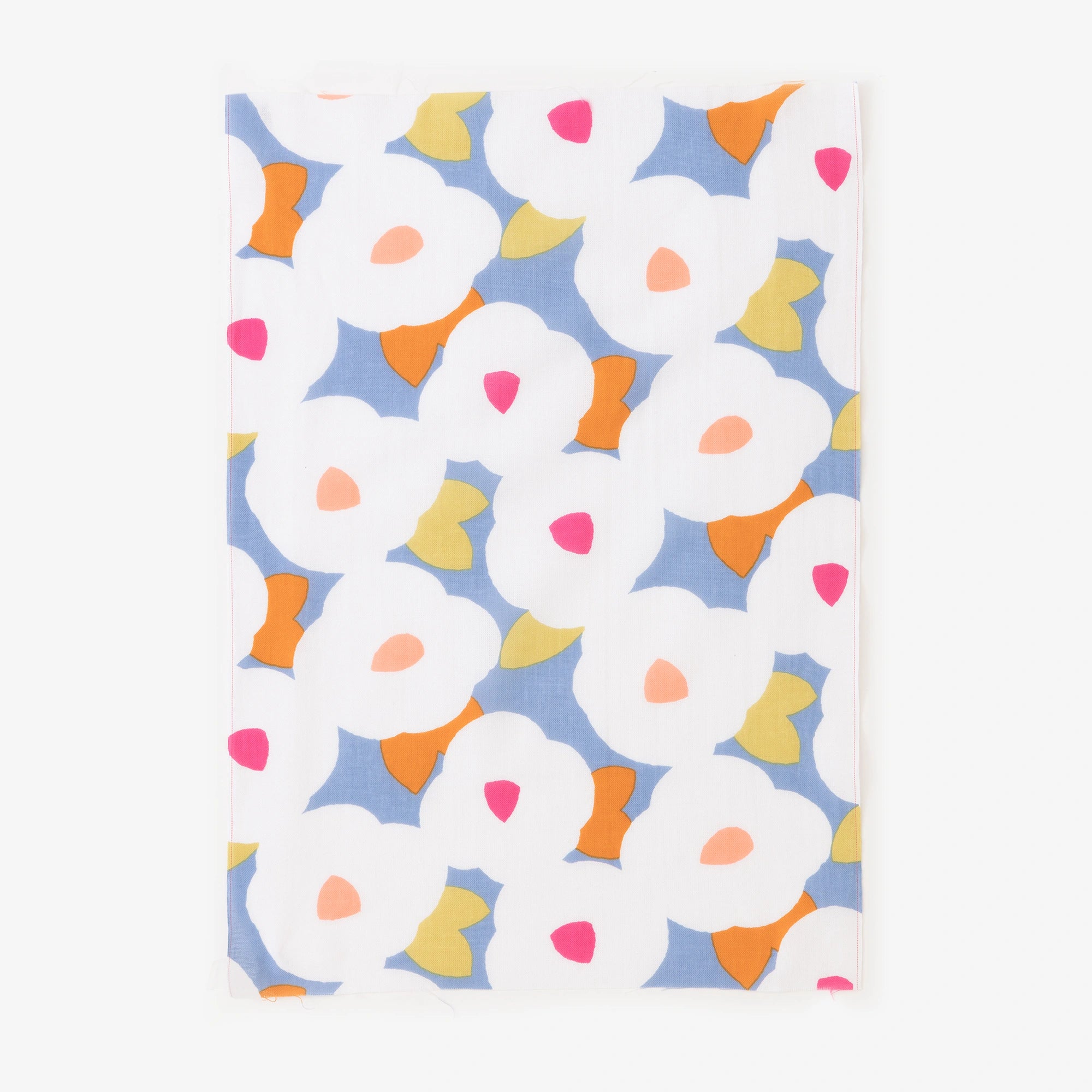 Isemomen Cotton Textile Handkerchief (Short) / Tsubakimon Light Blue
