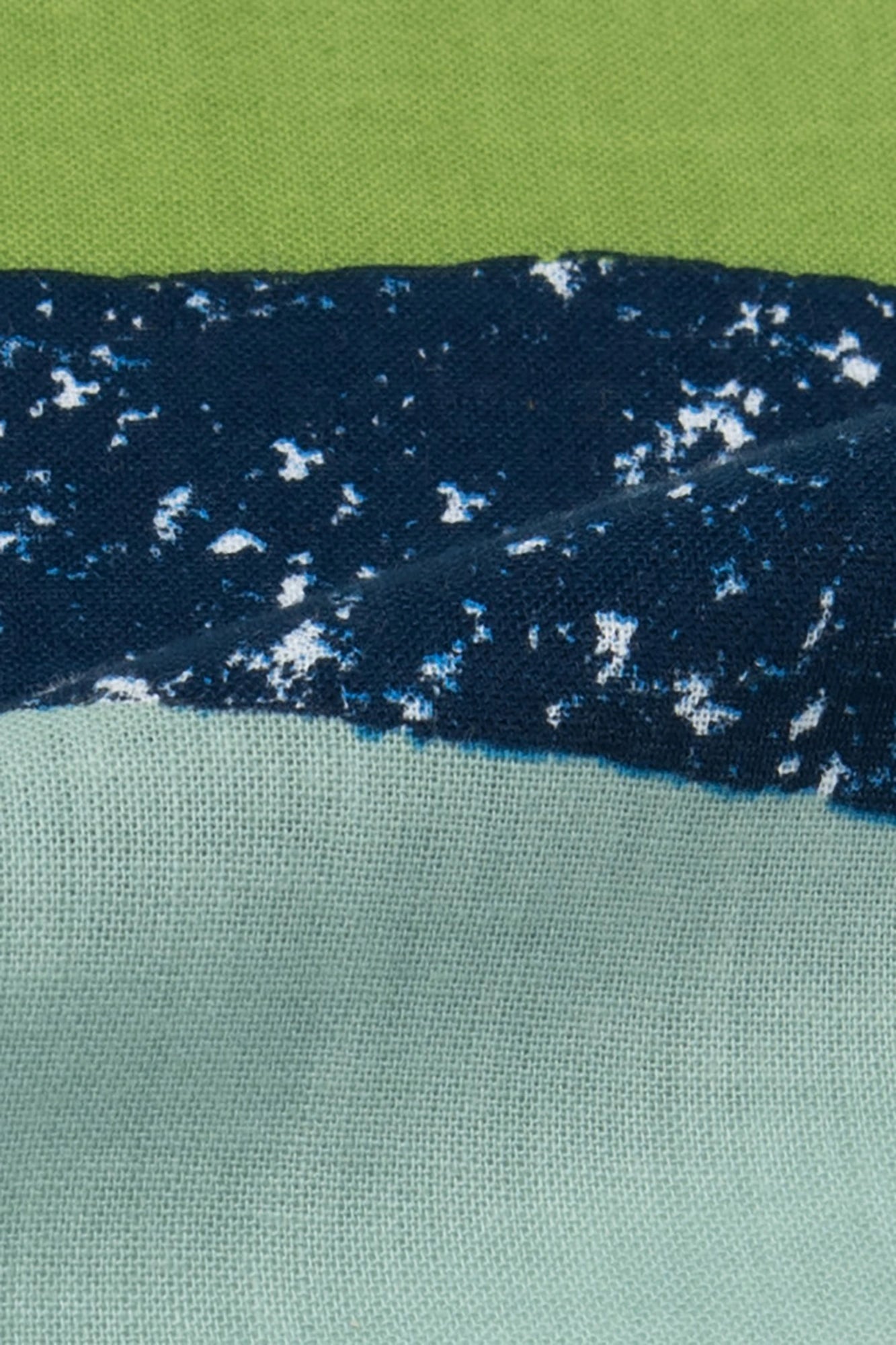 伊勢木綿 textile手ぬぐい（ひめ丈）／東山三十六峰 蒼蒼（そうそう）