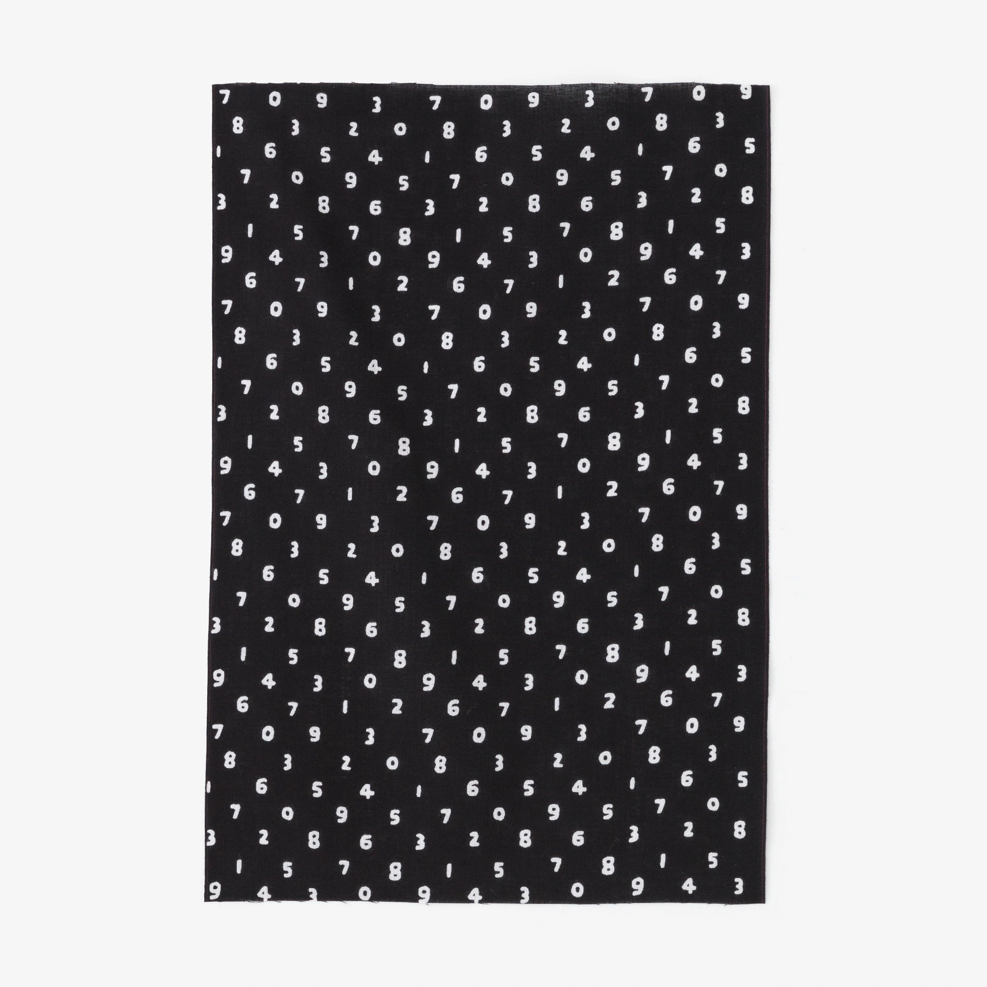 Isemomen Cotton Textile Handkerchief (Short) / Mini SO-SU-U Black