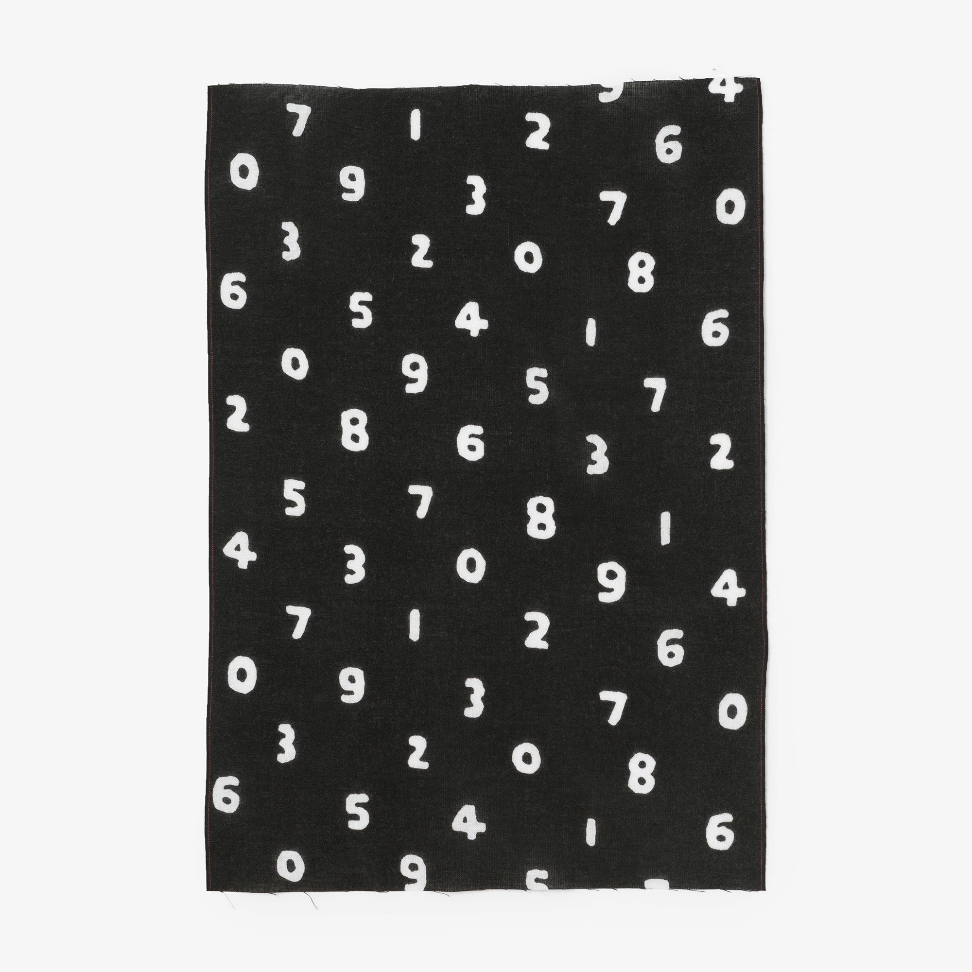 Isemomen Cotton Textile Handkerchief (Short) / SO-SU-U Black
