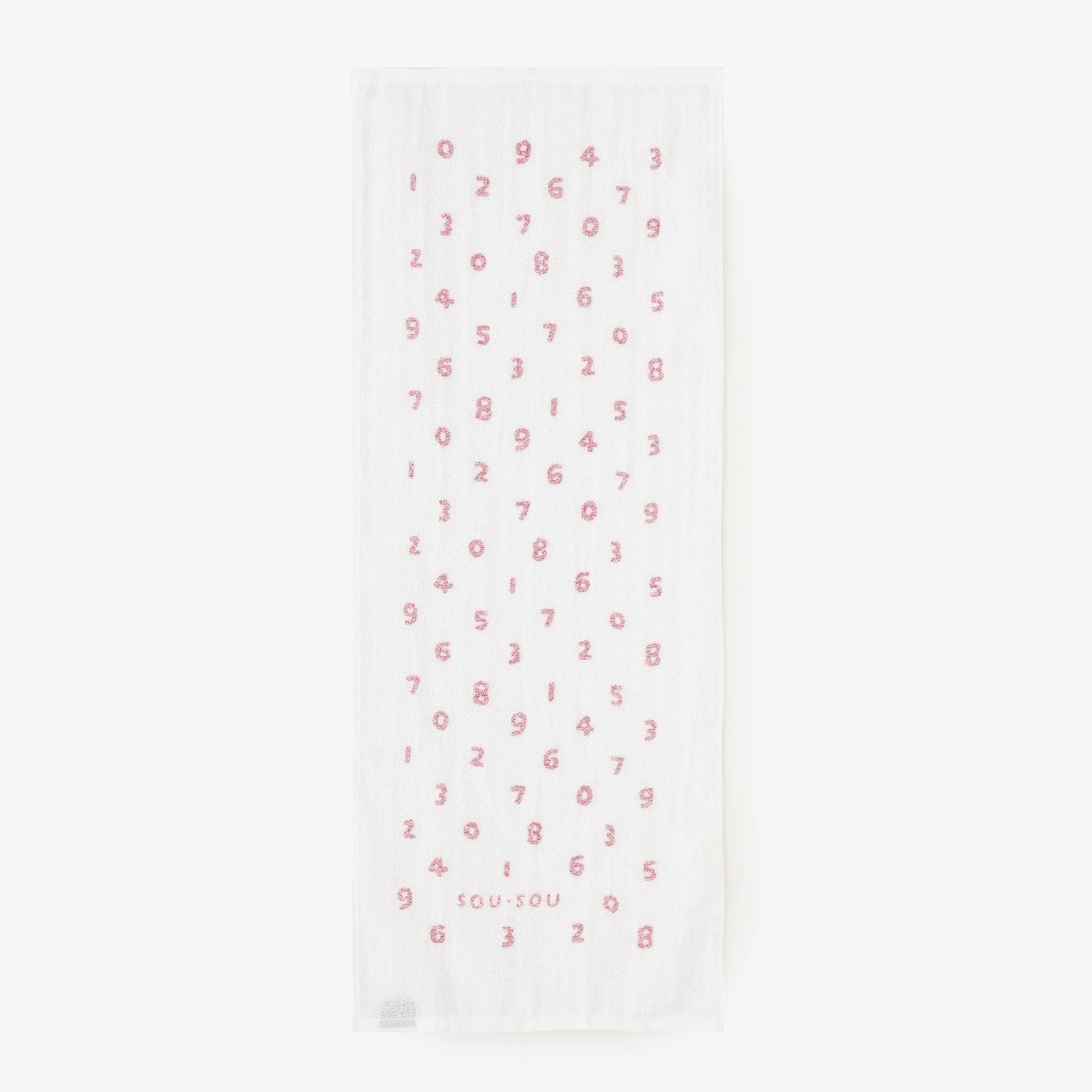 Serviette en gaze teinte Oboro/SO-SU-U rouge