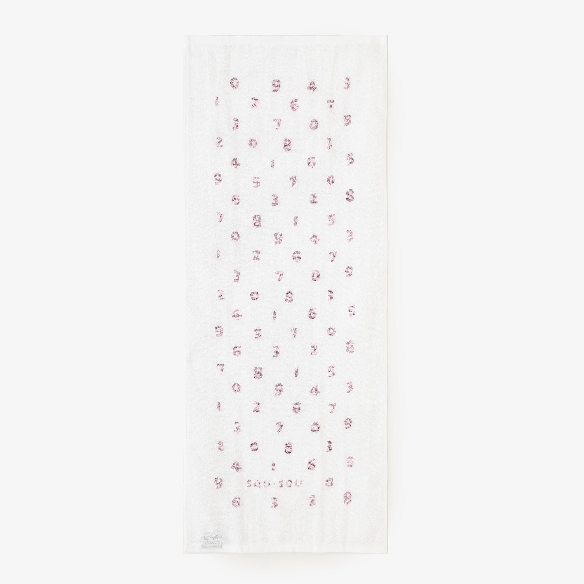 Serviette en gaze teinte Oboro/SO-SU-U Azuki