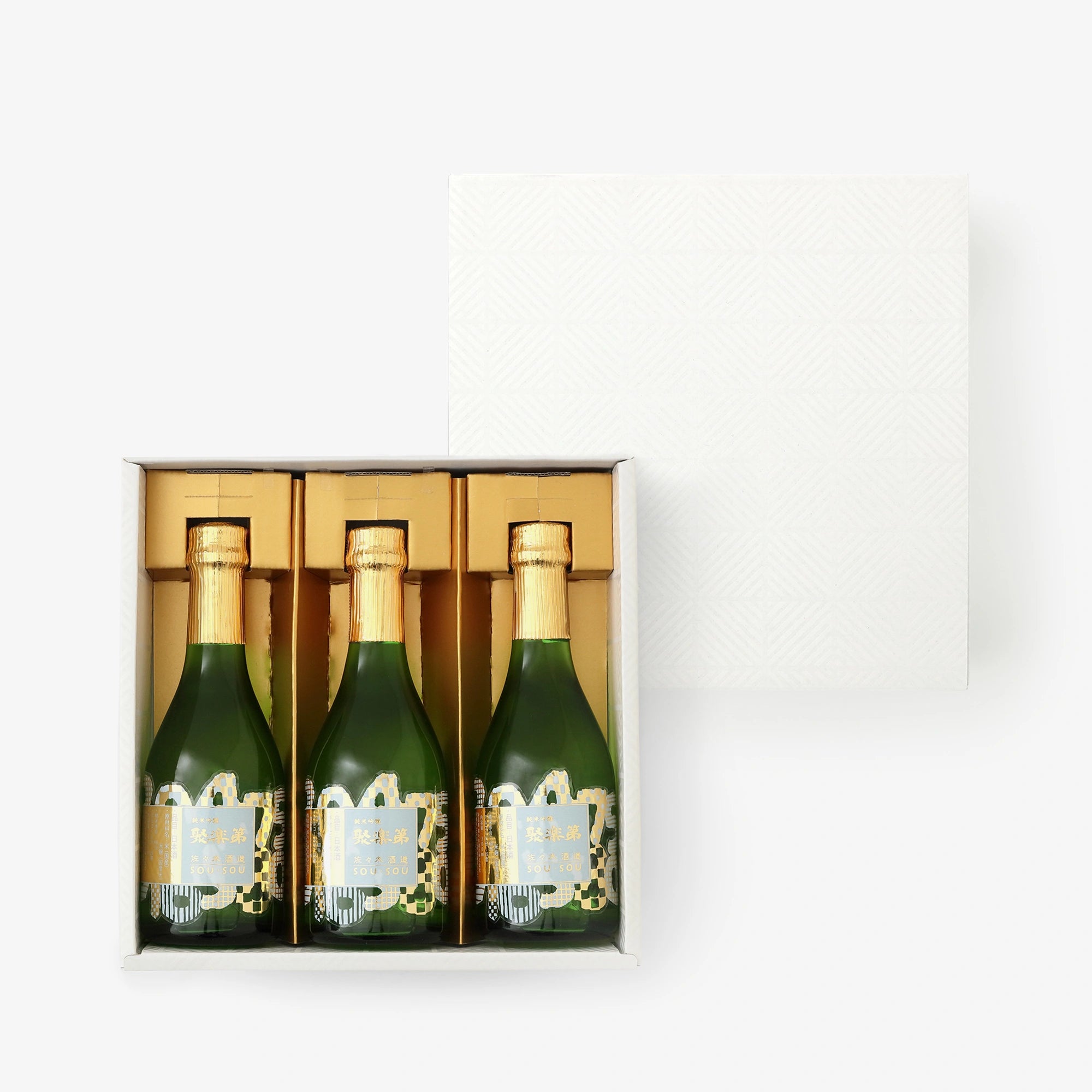 ■SOU・SOU×Sasaki Sake Brewery Junmai Ginjo (Jurakudai) 3 Flaschen