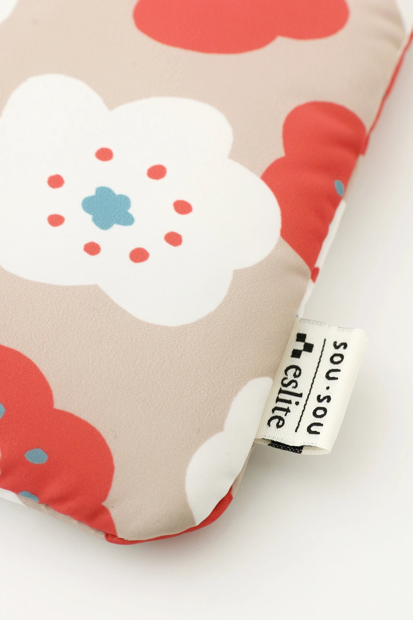 SOU・SOU×Eslite Bookstore Flache Aufbewahrungstasche/Hohoemi Retro Vermilion