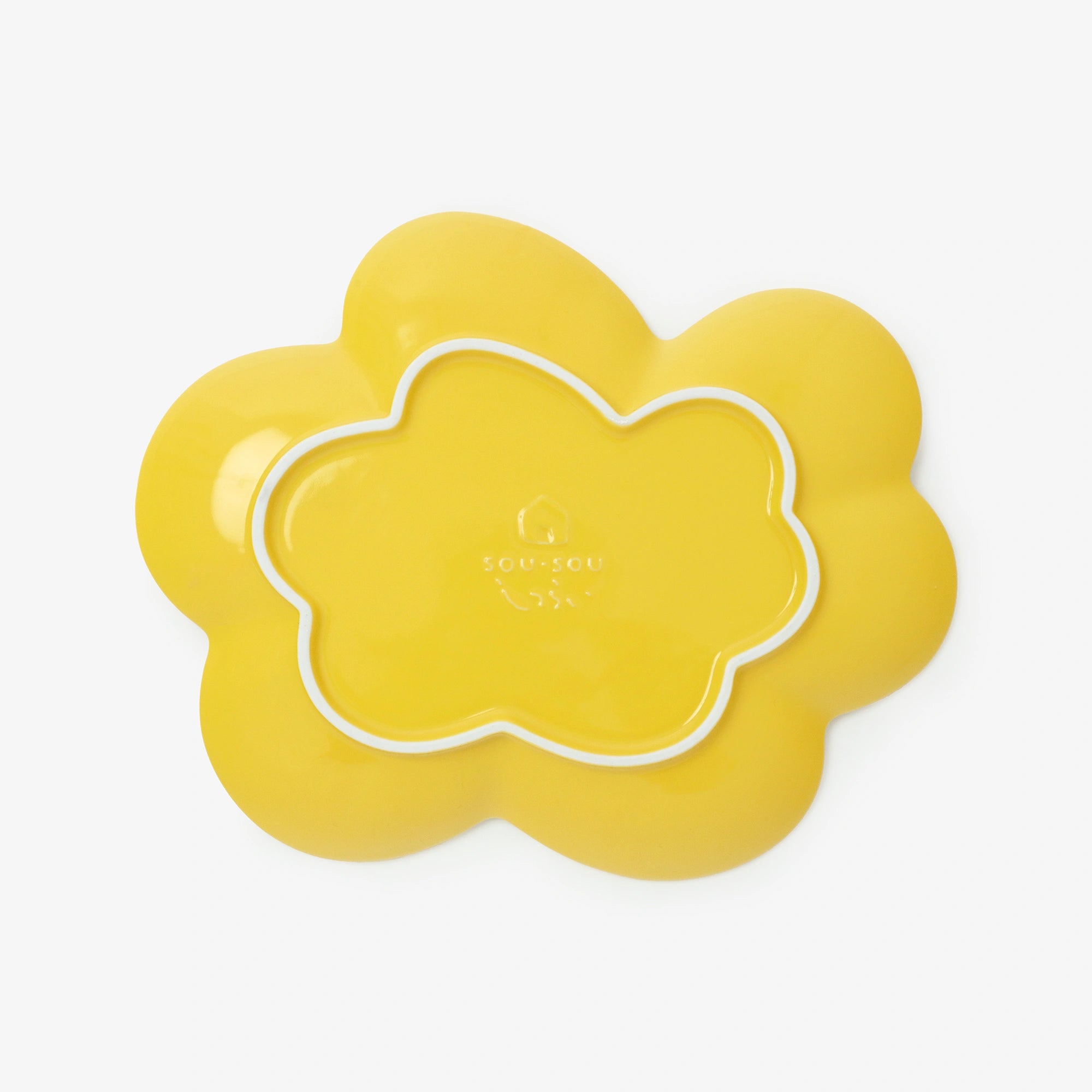 SOU・SOU Shitsurai Mino Ware Smile Flower Plate／Large