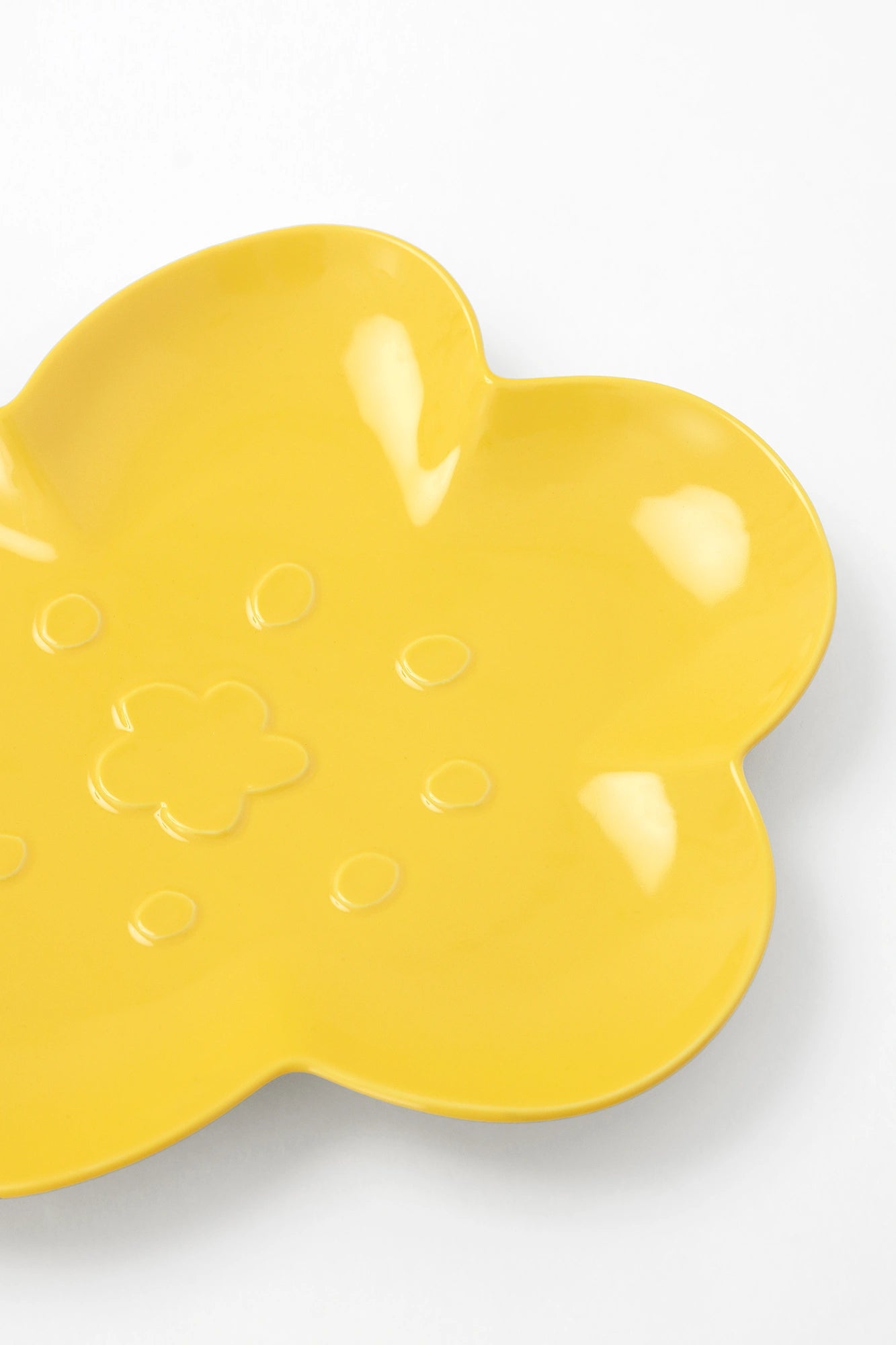 SOU・SOU Shitsurai Mino Ware Smile Flower Plate／Large