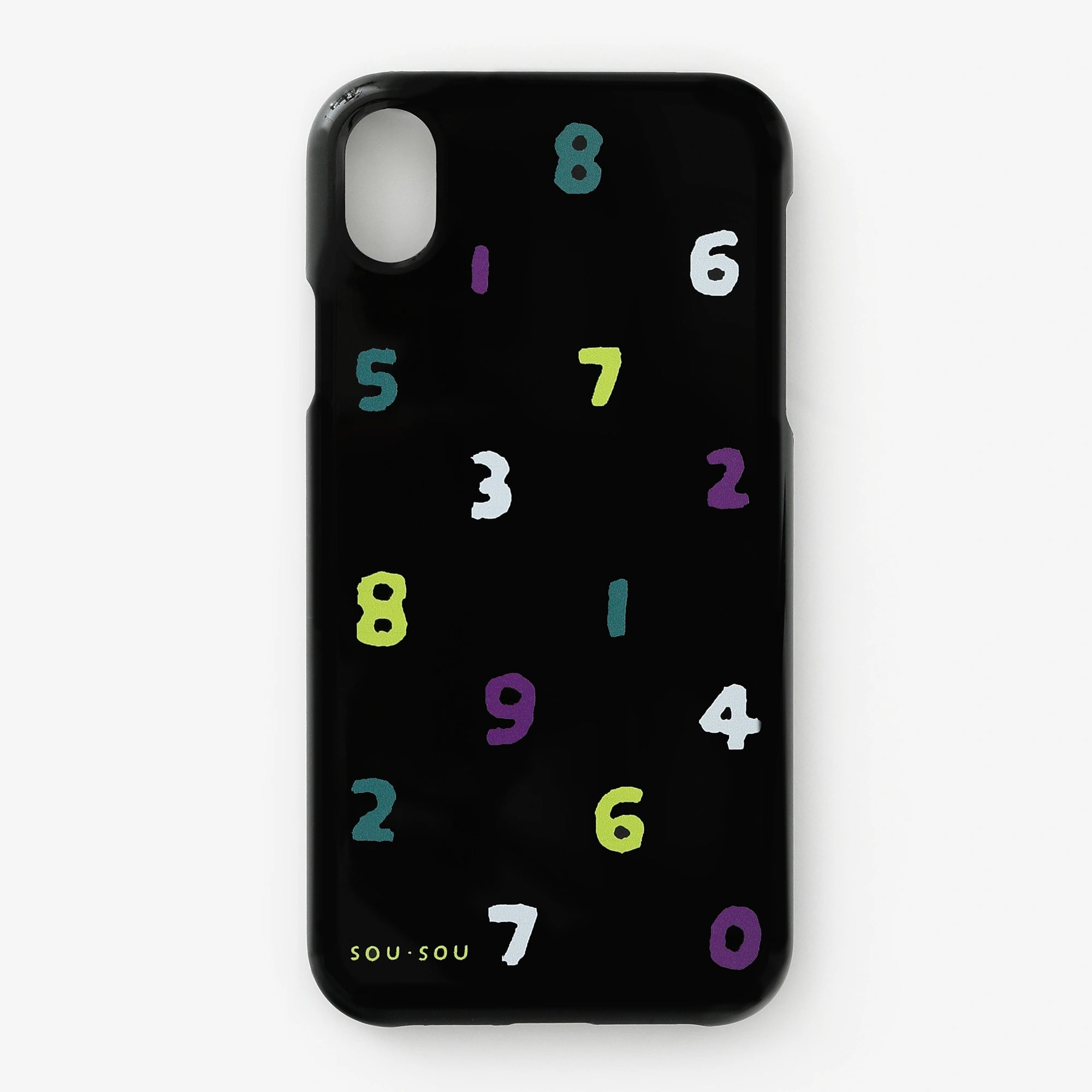 【net限定】iPhone_XS_Max テキスタイルカバー／SO-SU-U 四味濡羽色（よつみぬればいろ）▲