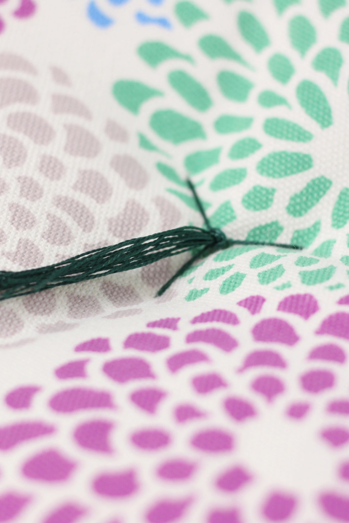 [Expédié en 3 semaines] Coussin SOU/SOU Kyoto (toile n°8)/Ryofu aux chrysanthèmes