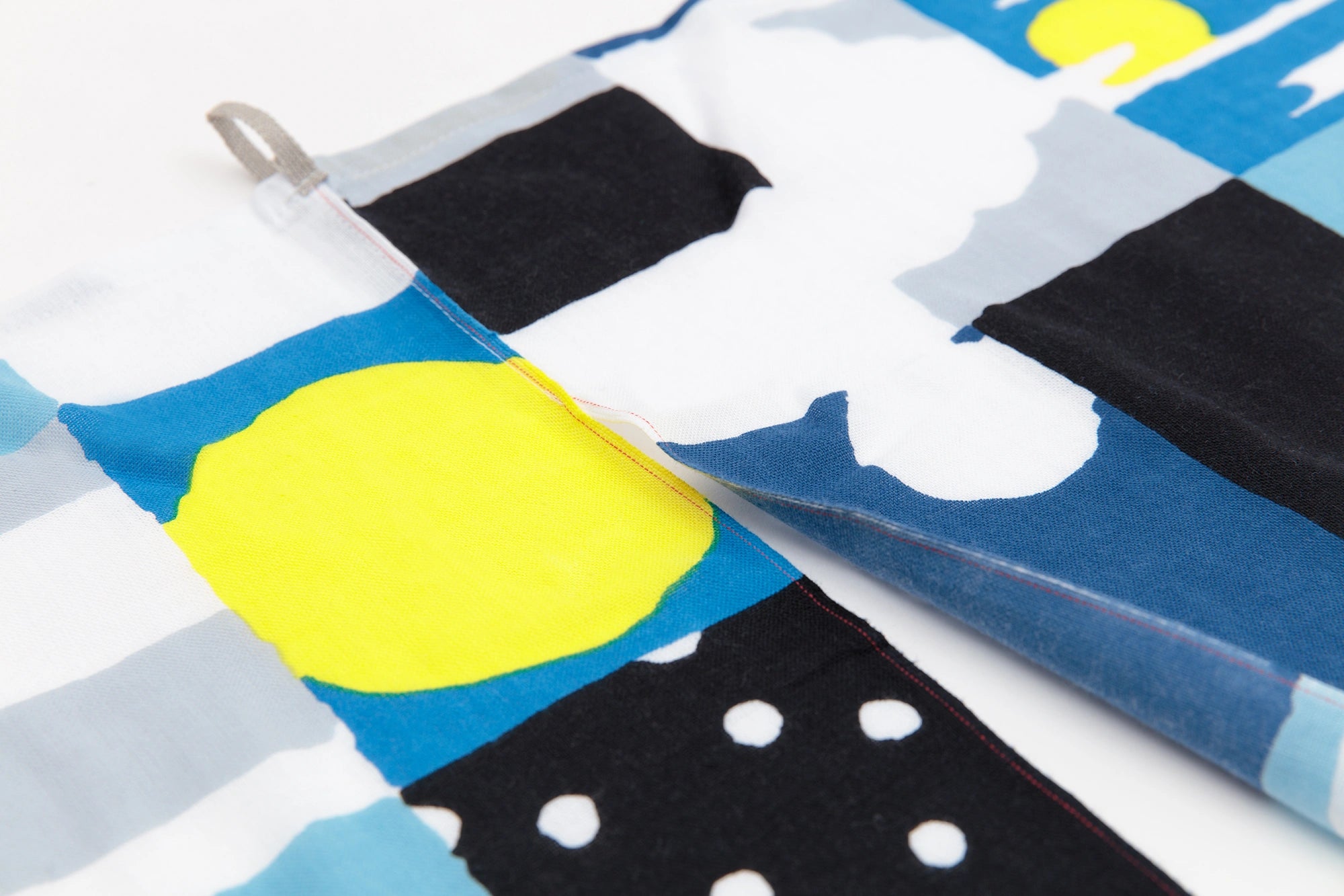 Ise Cotton Tenugui Noren 2 Breite/Mond und Sterne