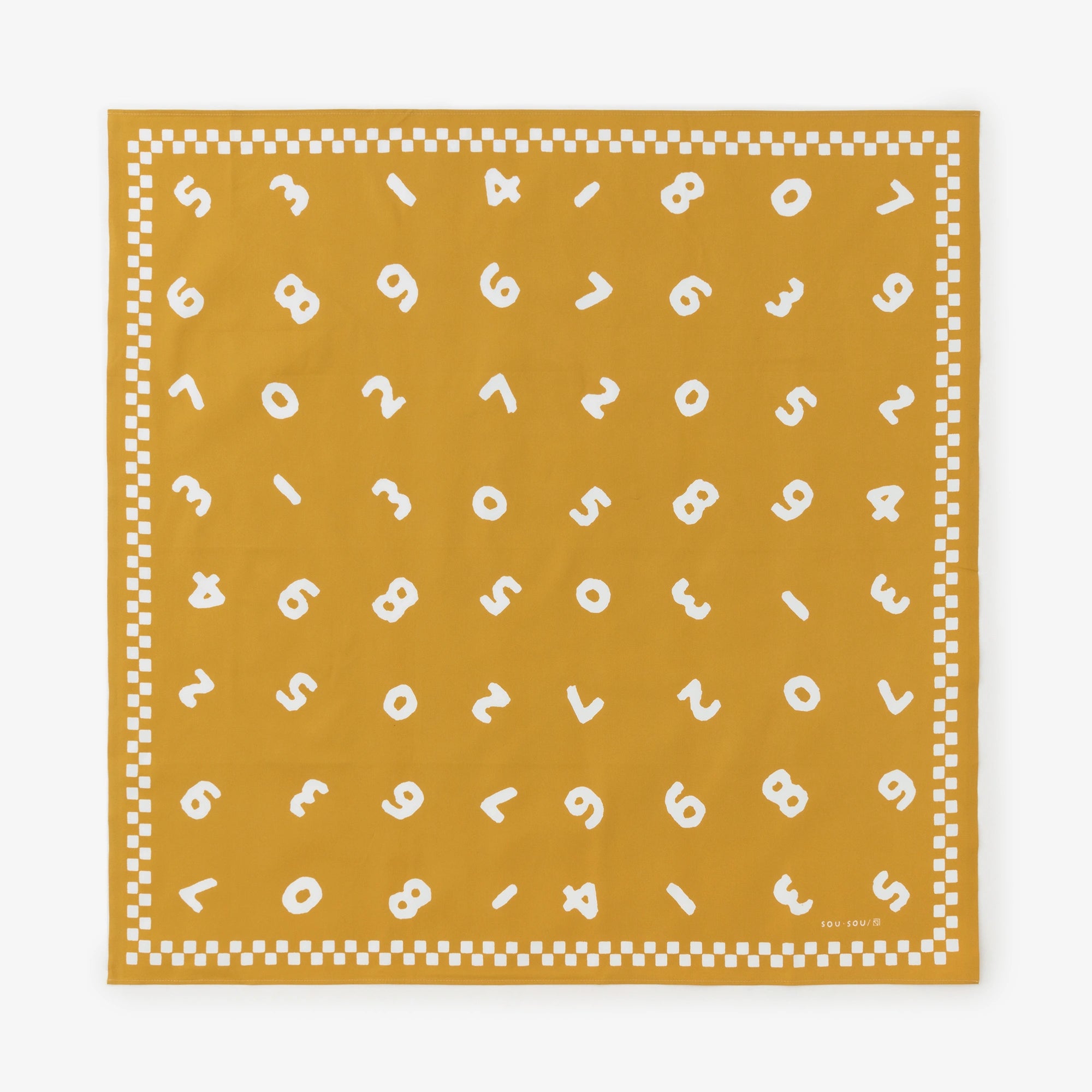 SOU・SOU×Arakawa Masujiro Shoten Furoshiki (mittel)/SO-SU-U Goldene Farbe