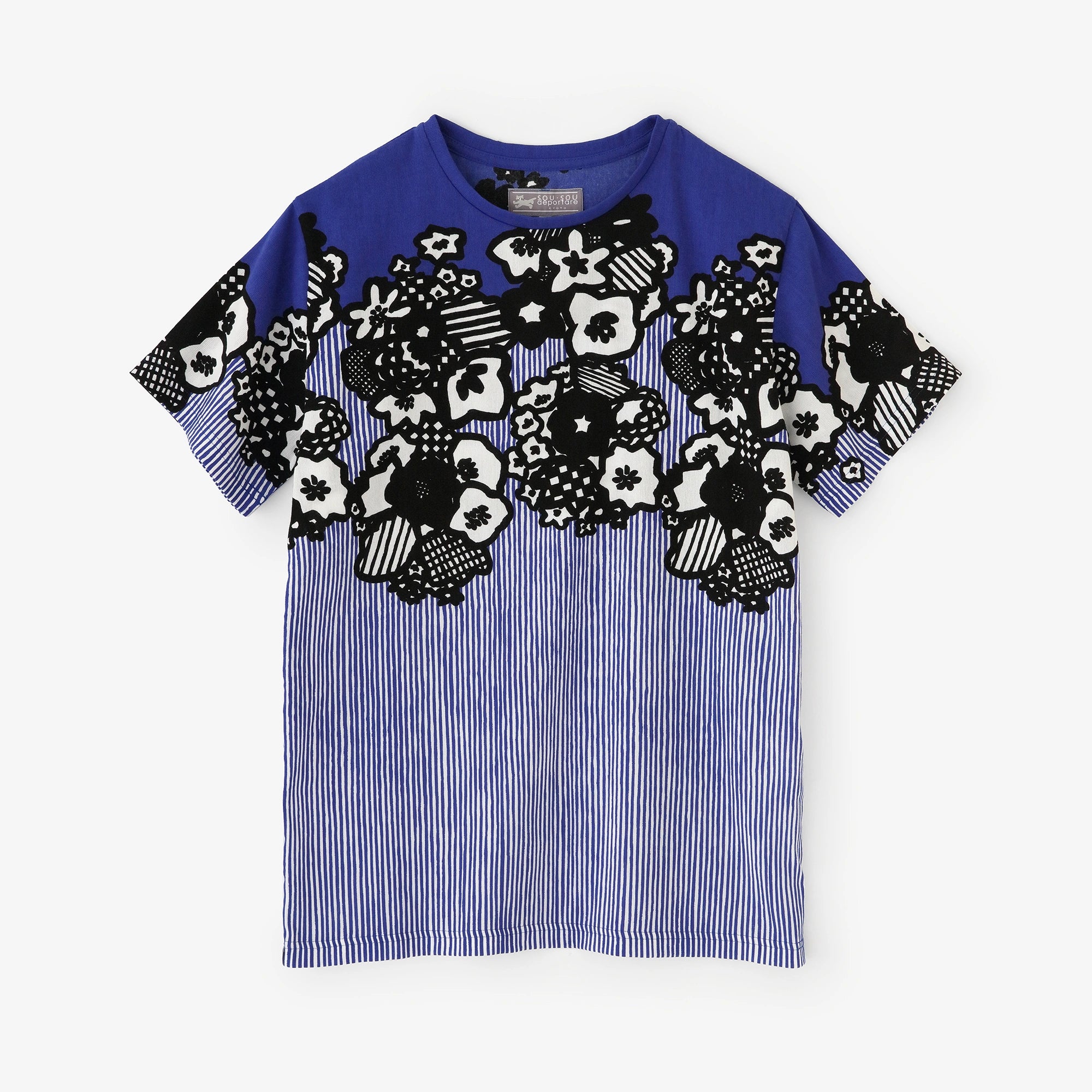 Chizimi Cotton 40/40 Short Sleeve T-shirt／Floral Confetti Ball
