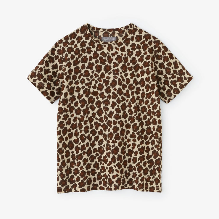 Chizimi Cotton 40/40 Short Sleeve T-shirt／depo leopard Daylight